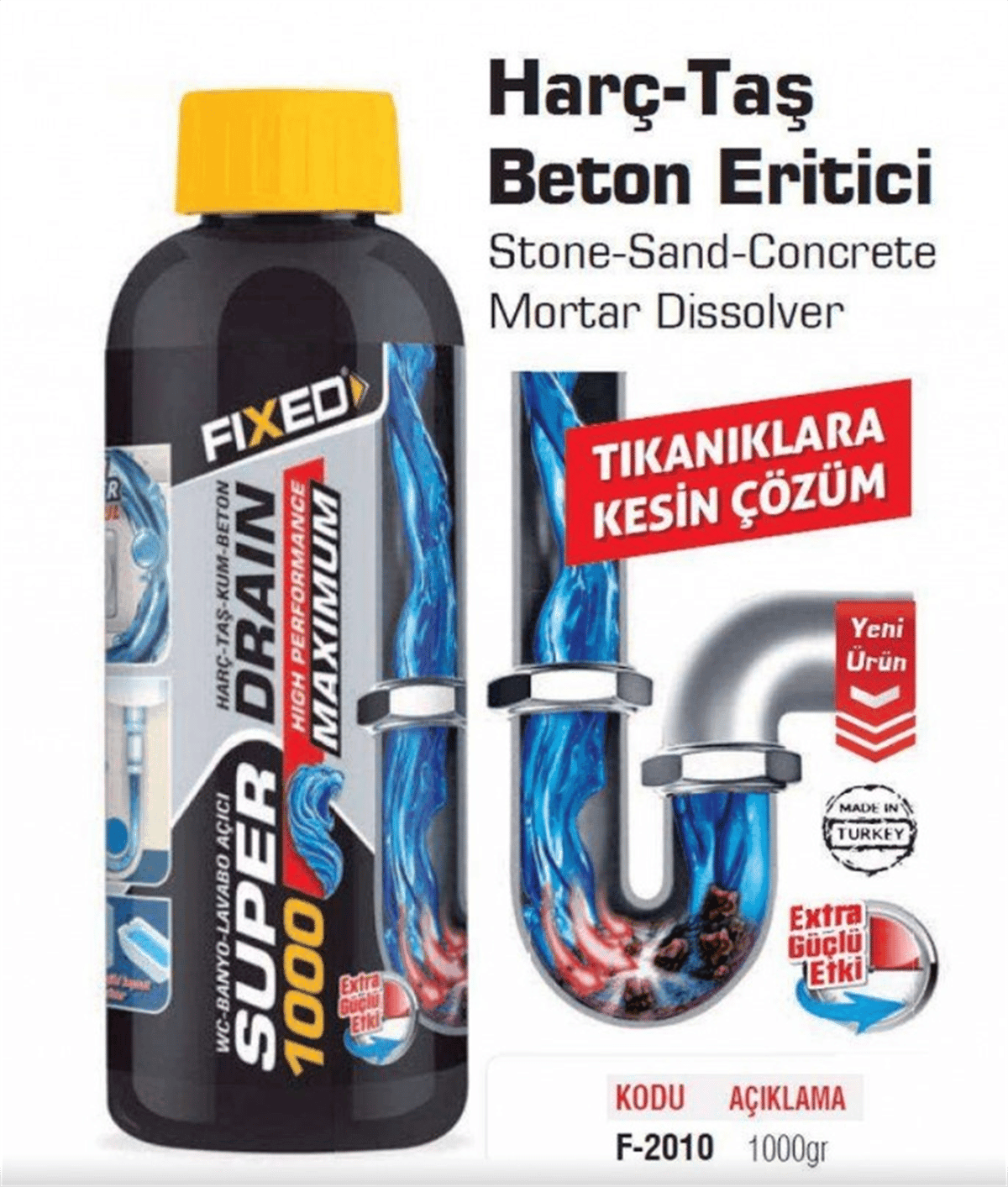 SGS Harç Beton Eritici 1000 GR