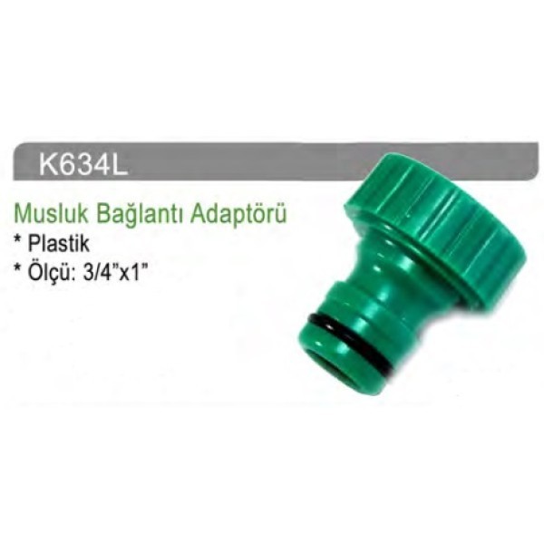 Eltu K634L-3/4 Musluk Bağlantı Adaptörü