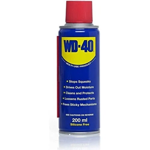 WD-40 Yağlama ve Pas Sökücü Sprey, 200ML