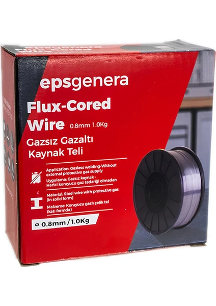Eps Genera EPSK108 0.8mm/1kg Flux Gazsız Gazaltı Kaynak Teli