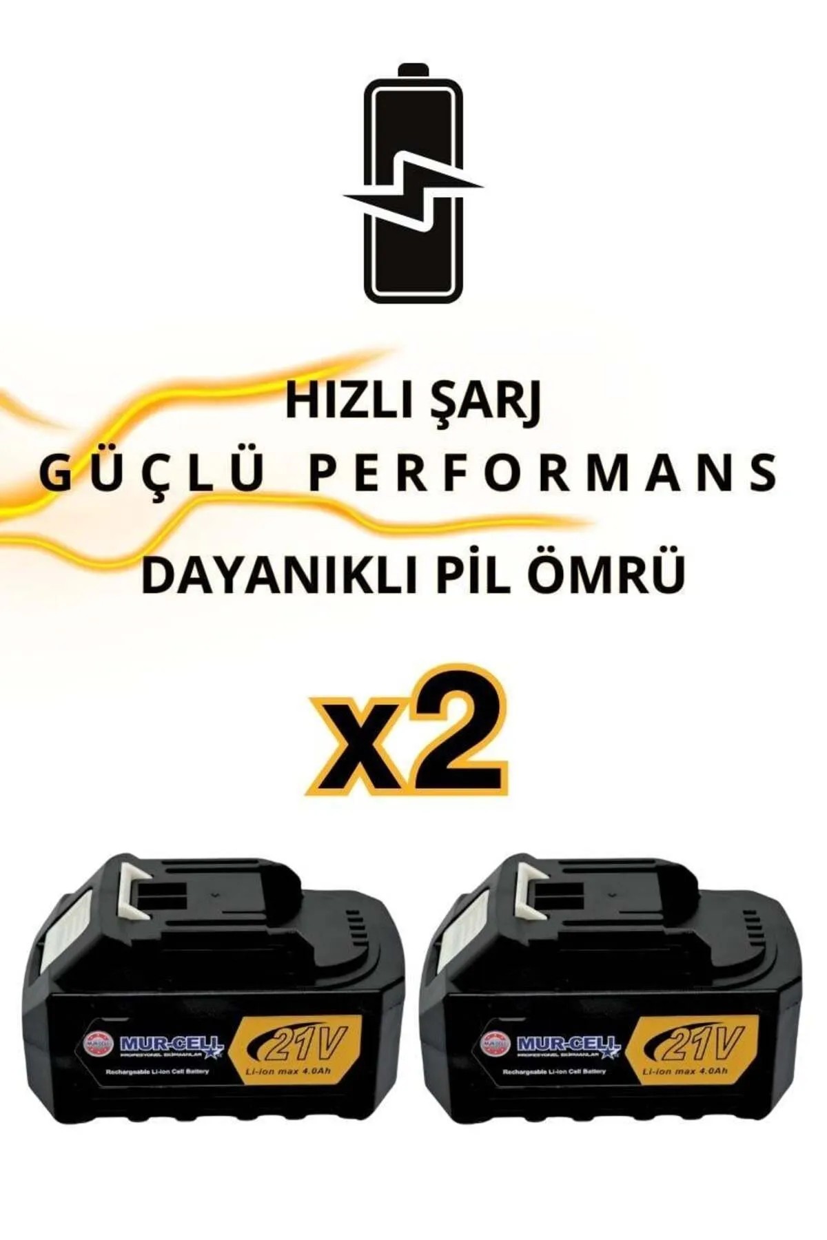 Mur-Cell Mur-5931 Sarı 21v 4.0ah Şarjlı Profesyonel Sunta Kesme Daire Testere Makinesi