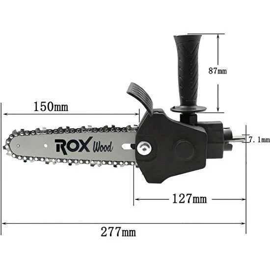 Rox Wood Rox Wood 0270 Matkaba Takılır Zincirli Dal Budama Testere Aparatı