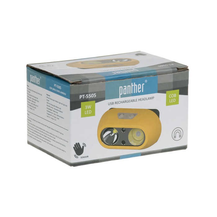 PANTHER PT-5505 ŞARJLI SENSÖRLÜ KAFA LA. (80)(240)