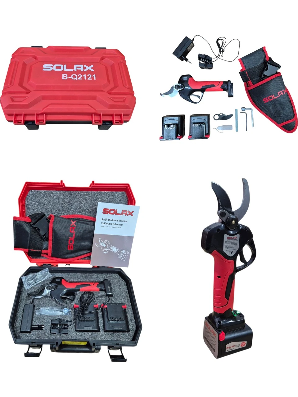 Solax B-Q2121 42MM Şarjlı Budama Makası