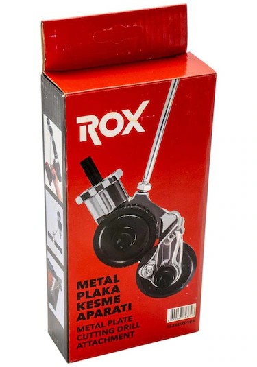 Rox 0185 Matkap Için Metal Plaka ve Sac Kesme Aparatı