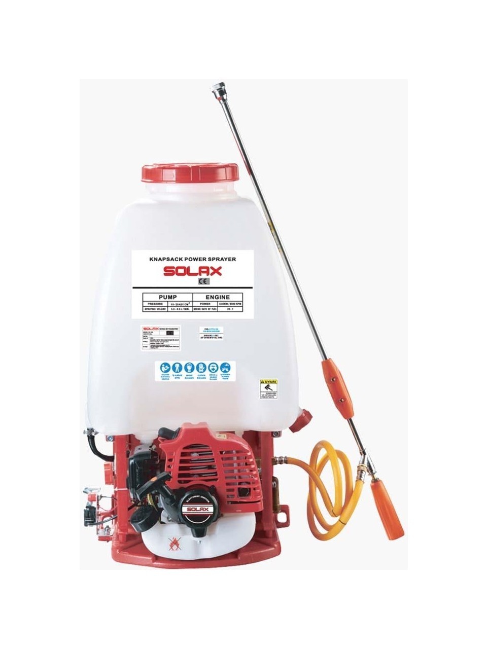 Solax Fst 768 Sırt Tipi Benzinli İlaçlama Makinesi