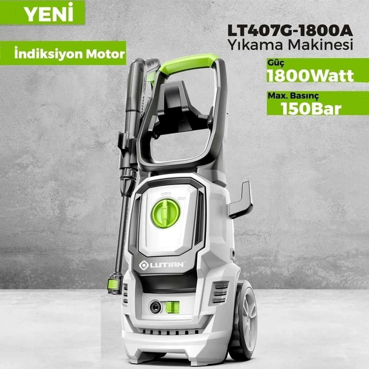 Lutian LT407G-1800A 150 Bar 1800W Yıkama Makinesi