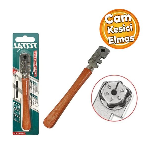 Total Cam Kesici Elması 130 mm Klasik Kesici THT561301 Elmas Cam Kesme Tekerleği