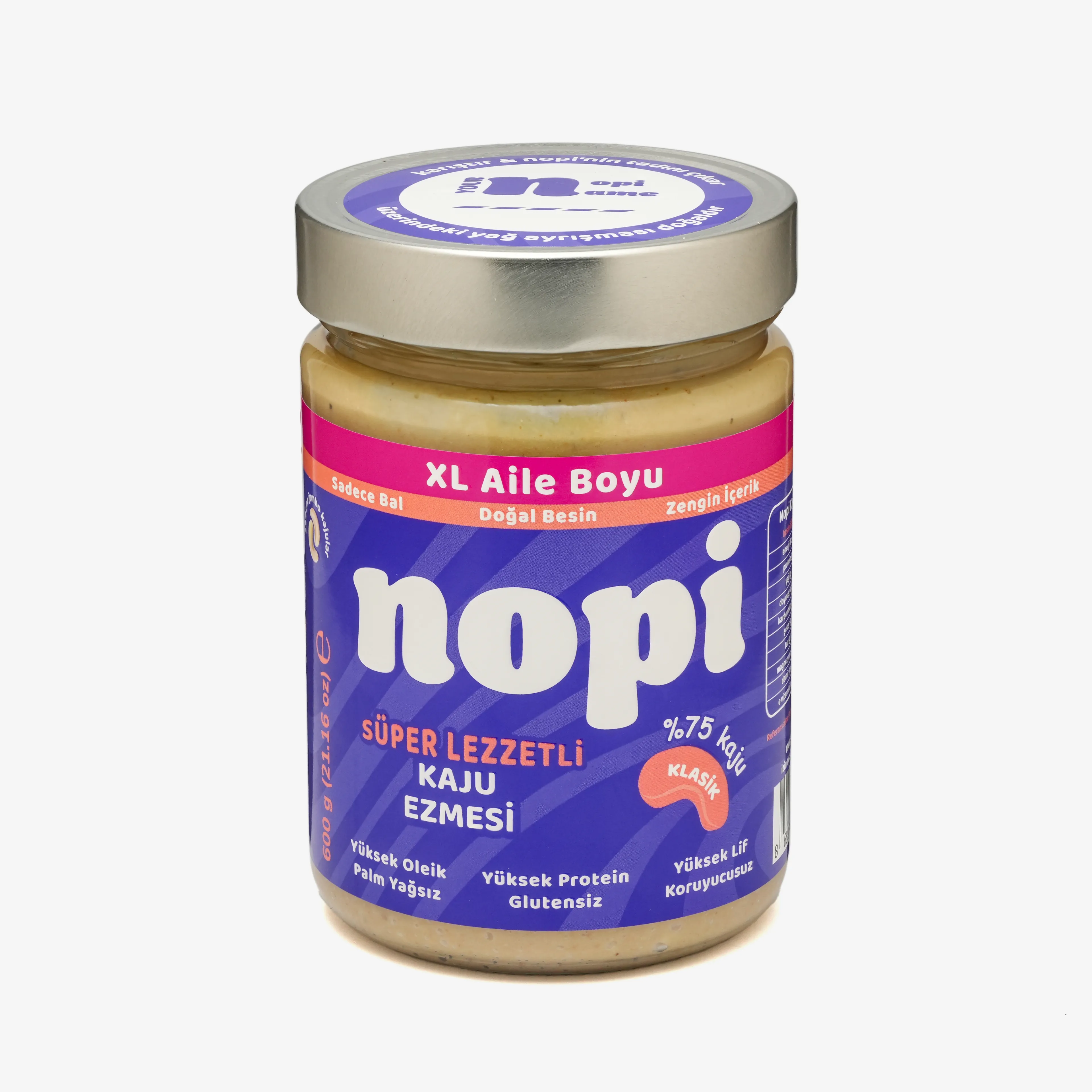 Nopi XL Kaju Ezmesi 600G
