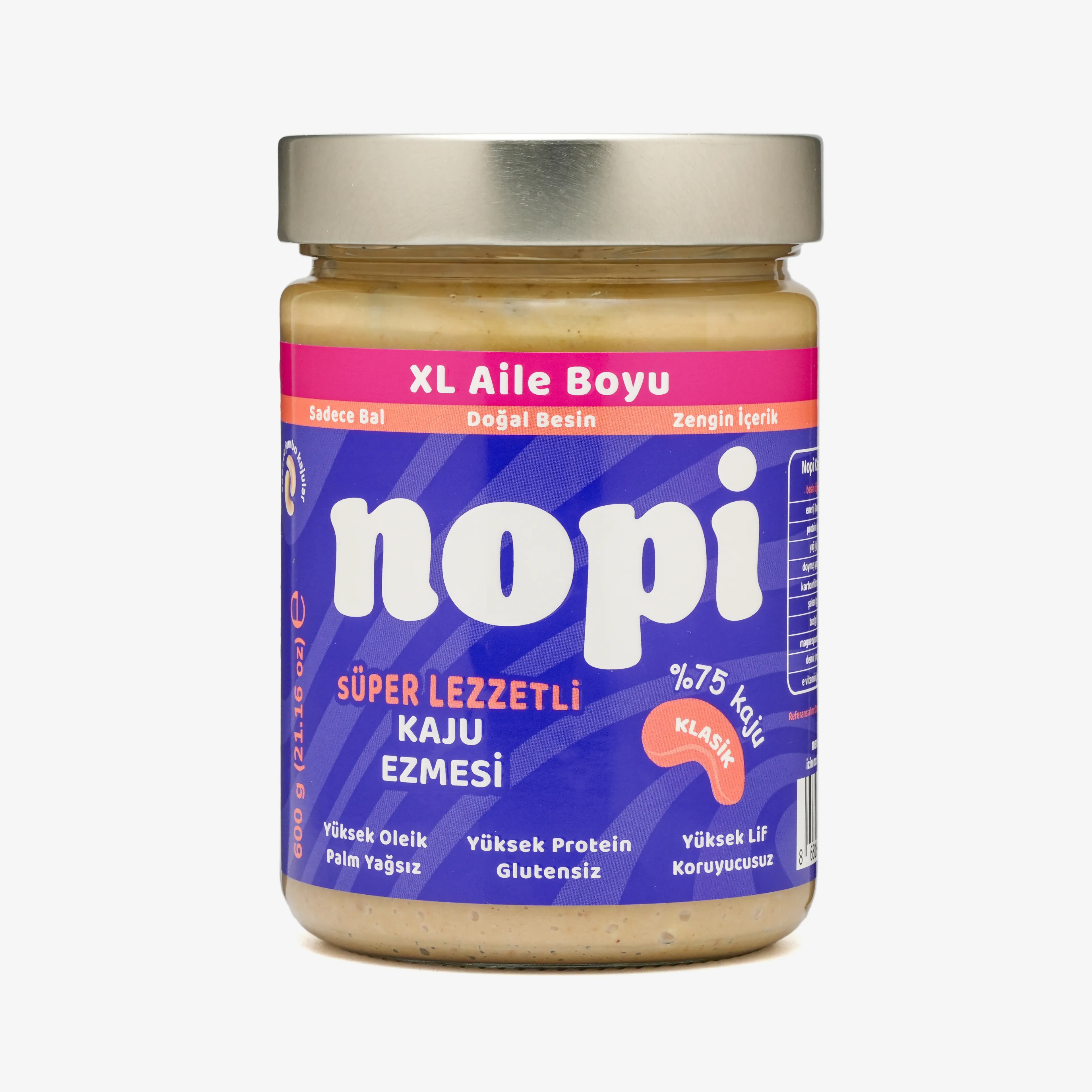 Nopi XL Kaju Ezmesi 600G