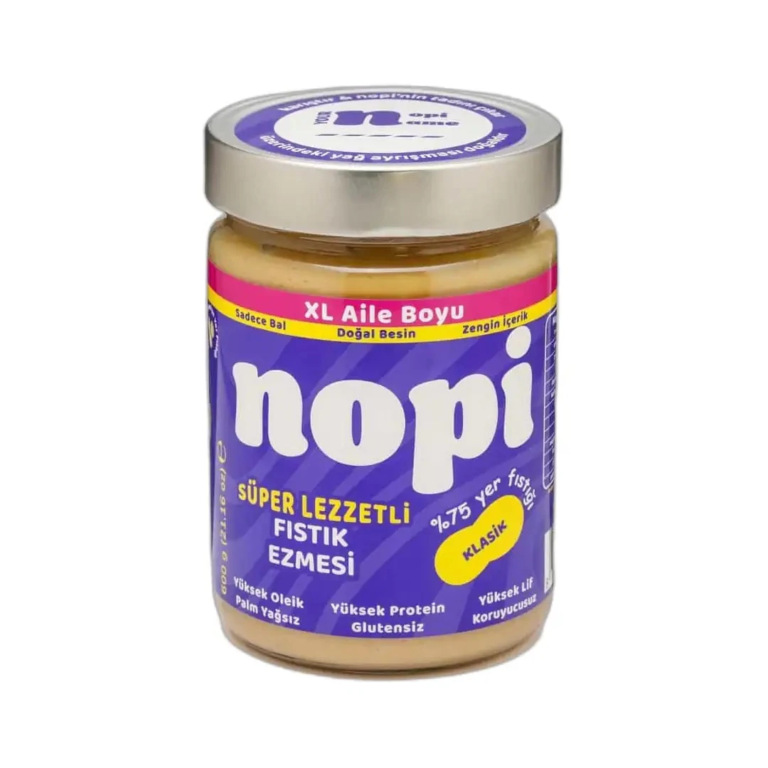 Nopi XL Yer Fıstığı Ezmesi Klasik 600G