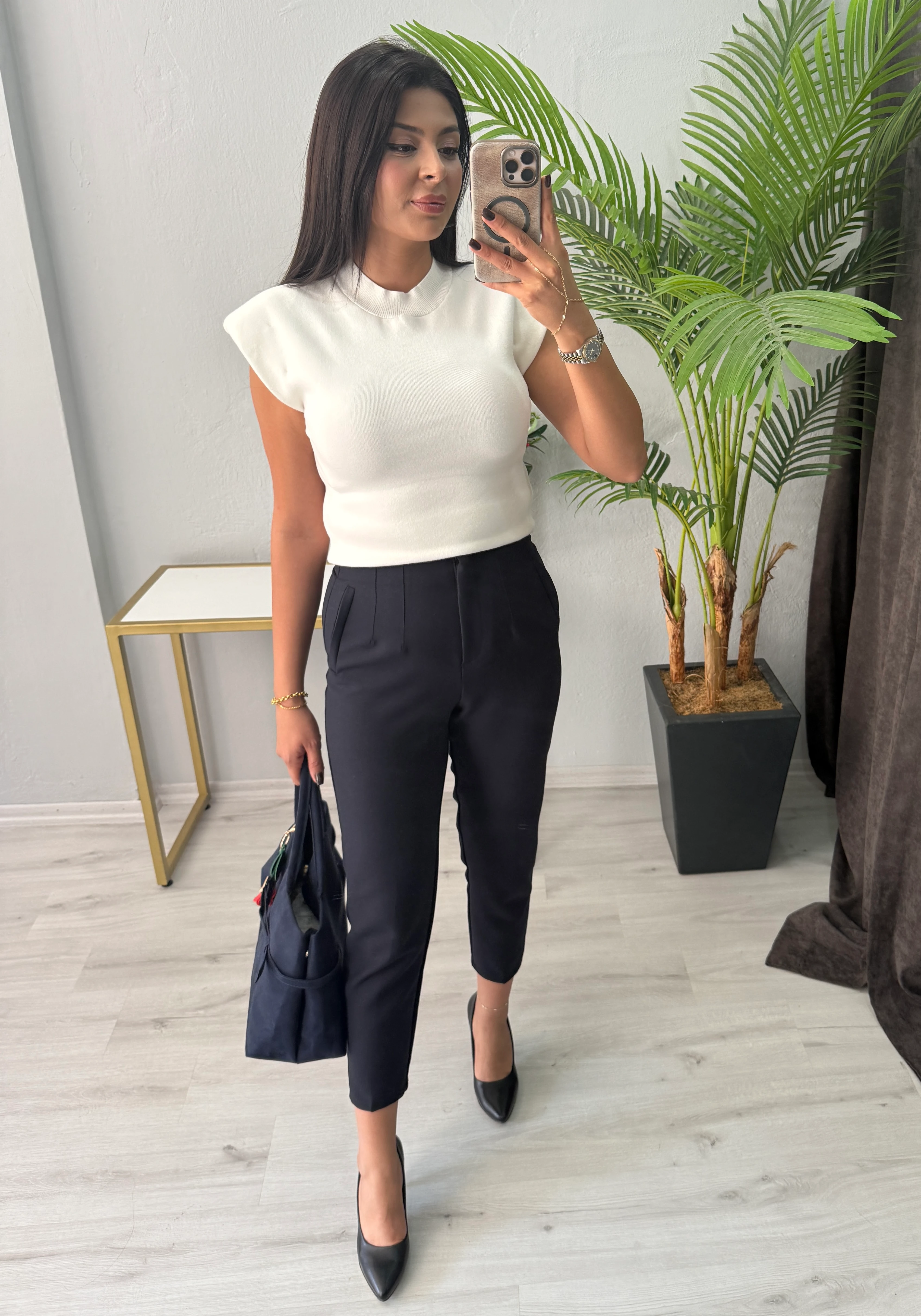 Elegan zr kumaş pantolon