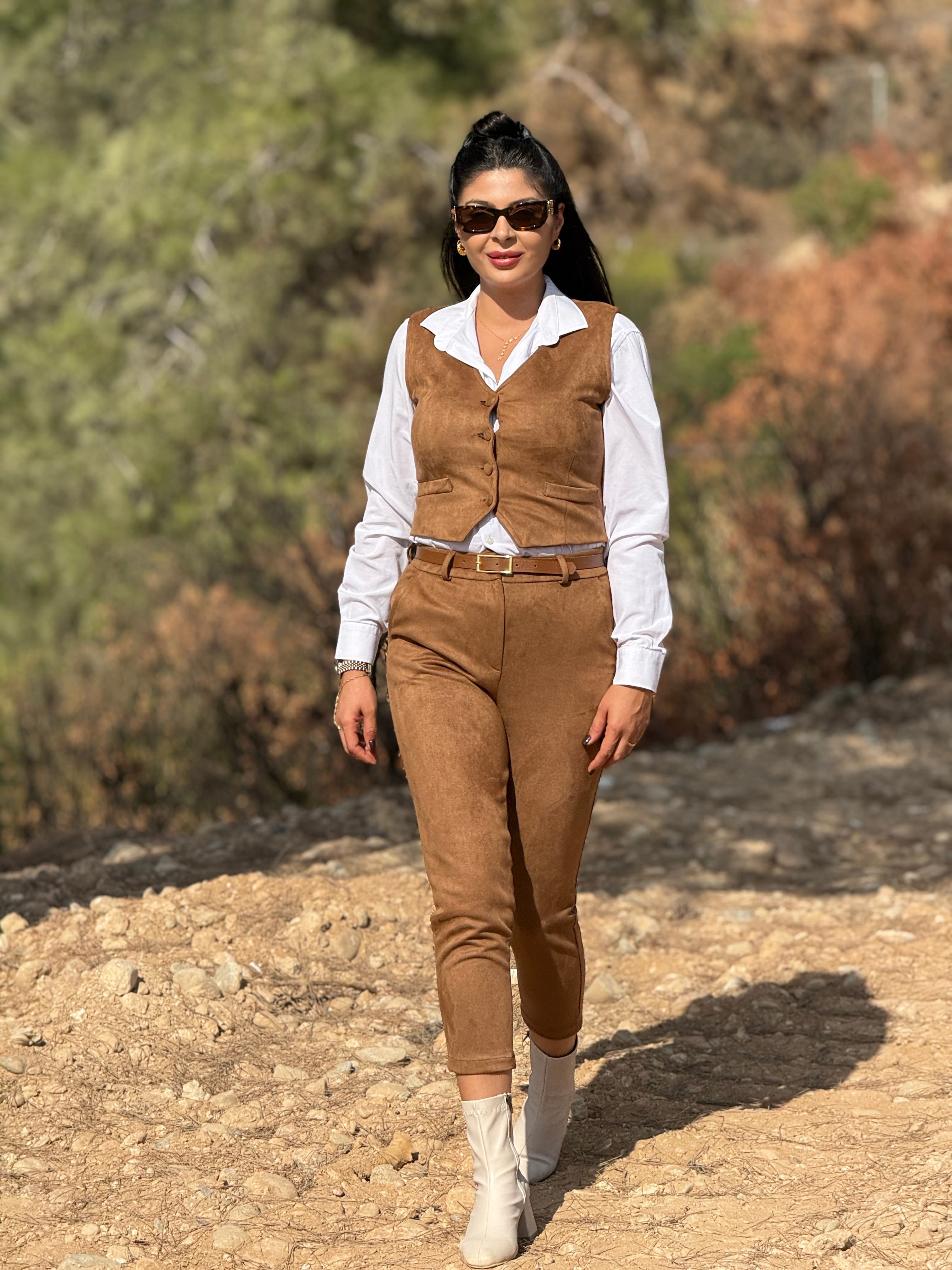 SUEDE ELEGANCE İKİLİ TAKIM 