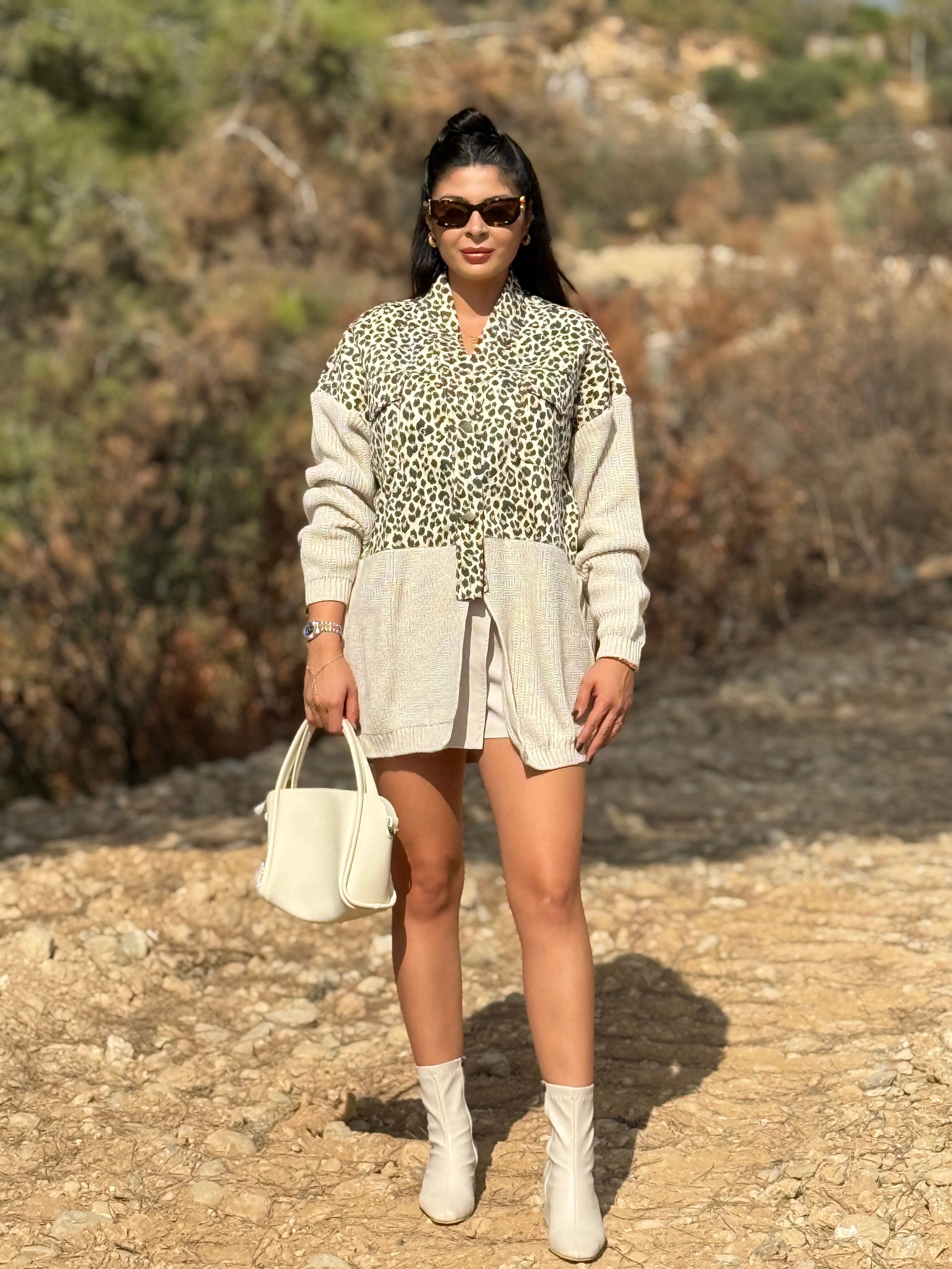 LEOPAR DENİM TOUCH HIRKA 