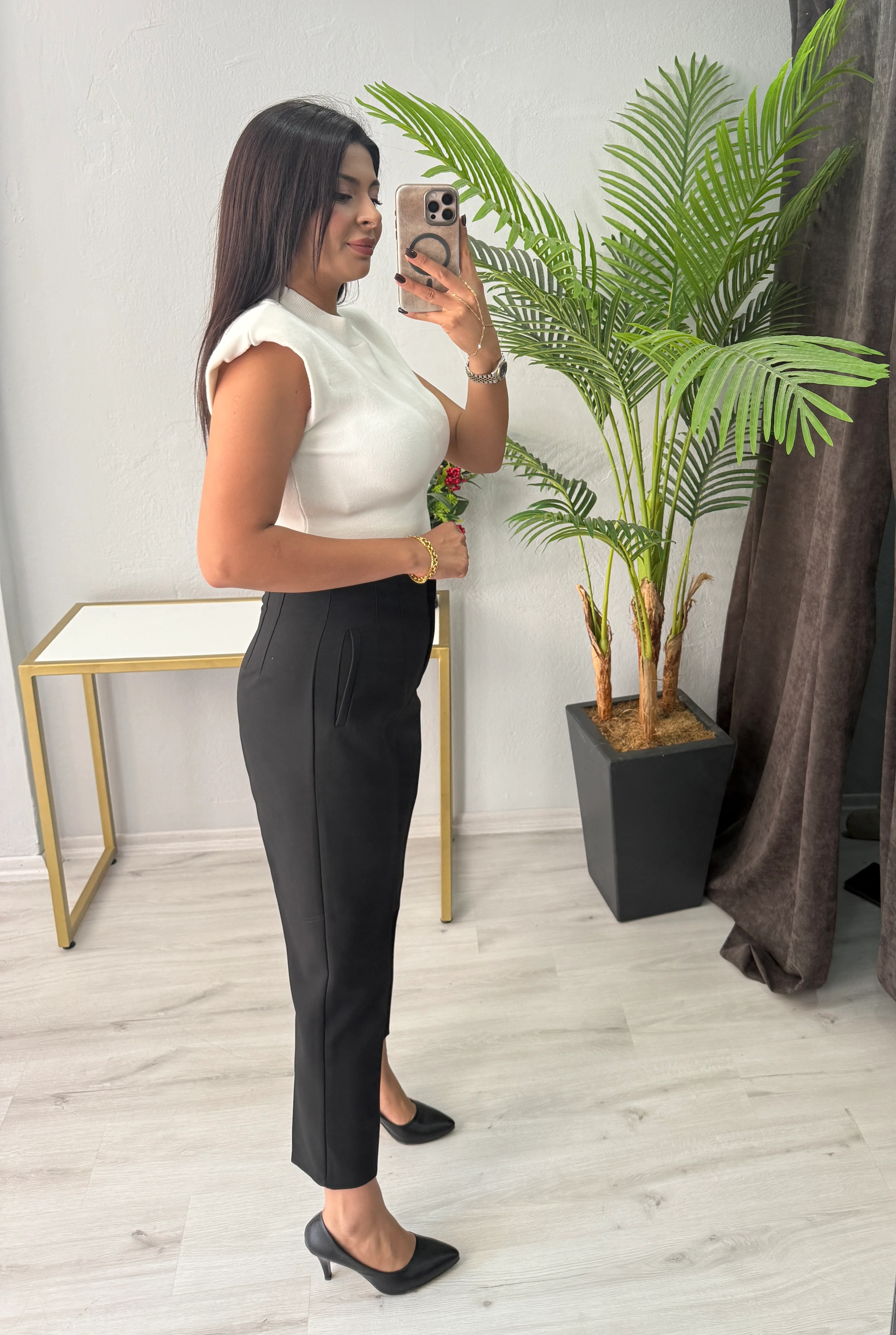 Elegan zr kumaş pantolon