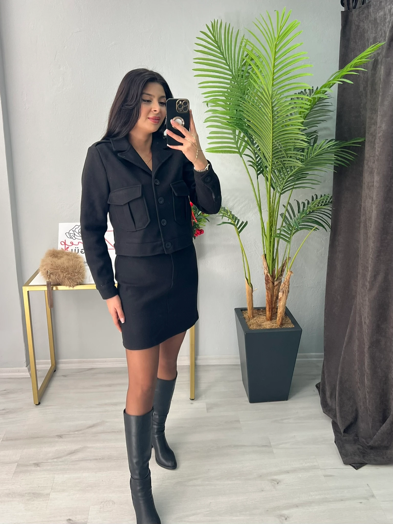 Premium Kaşe ikili takım