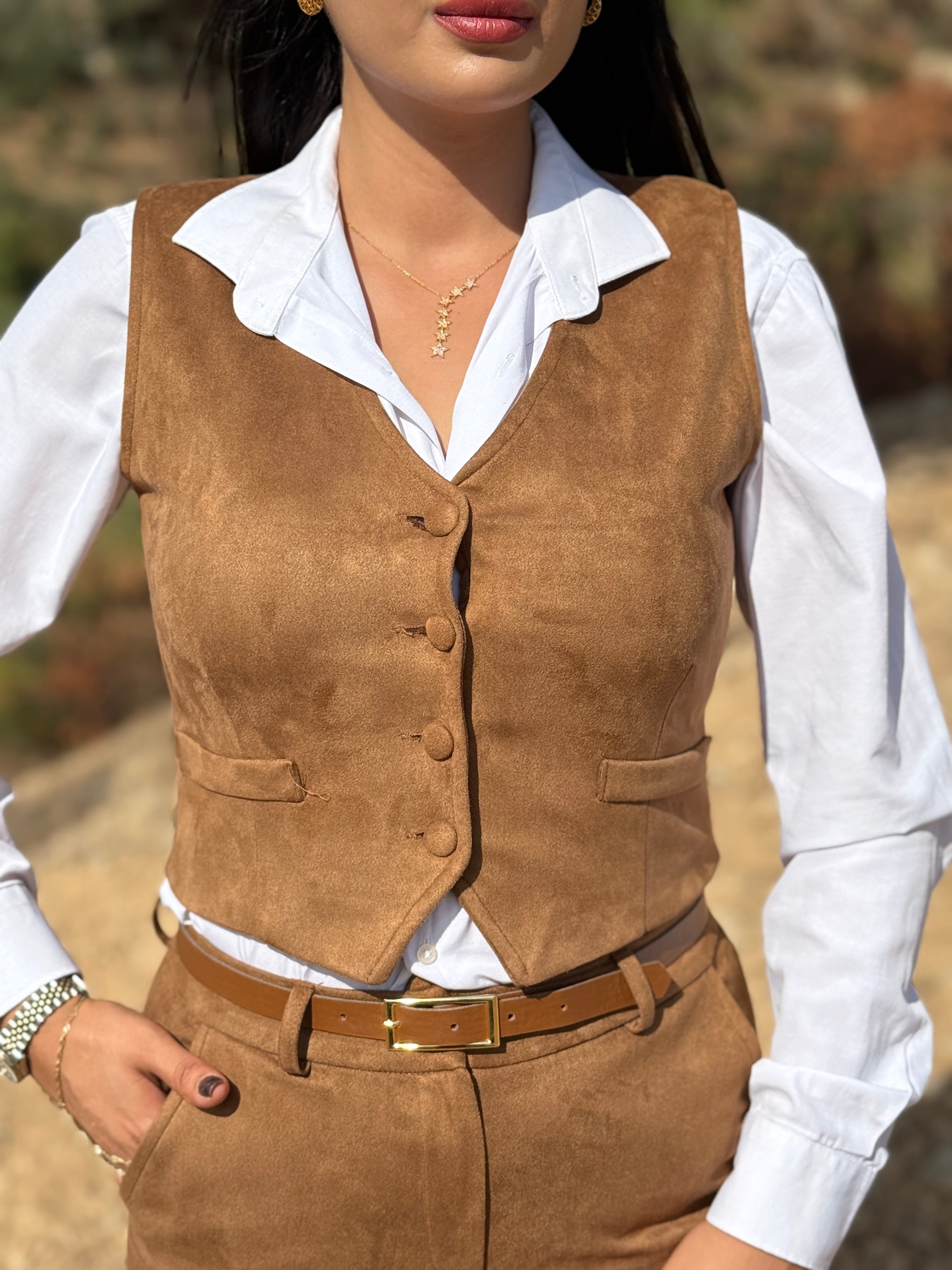 SUEDE ELEGANCE İKİLİ TAKIM 