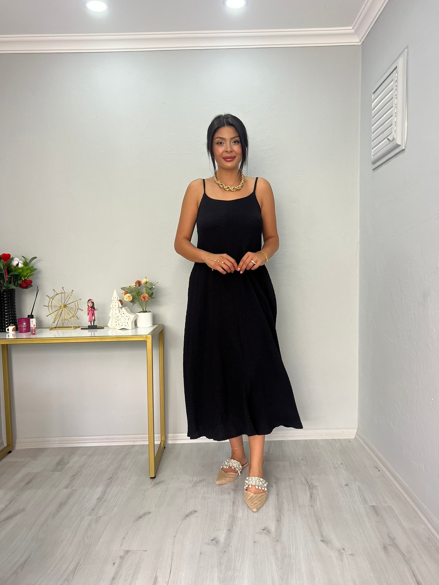 NO RULES ÖRME KUMAŞ ELBİSE
