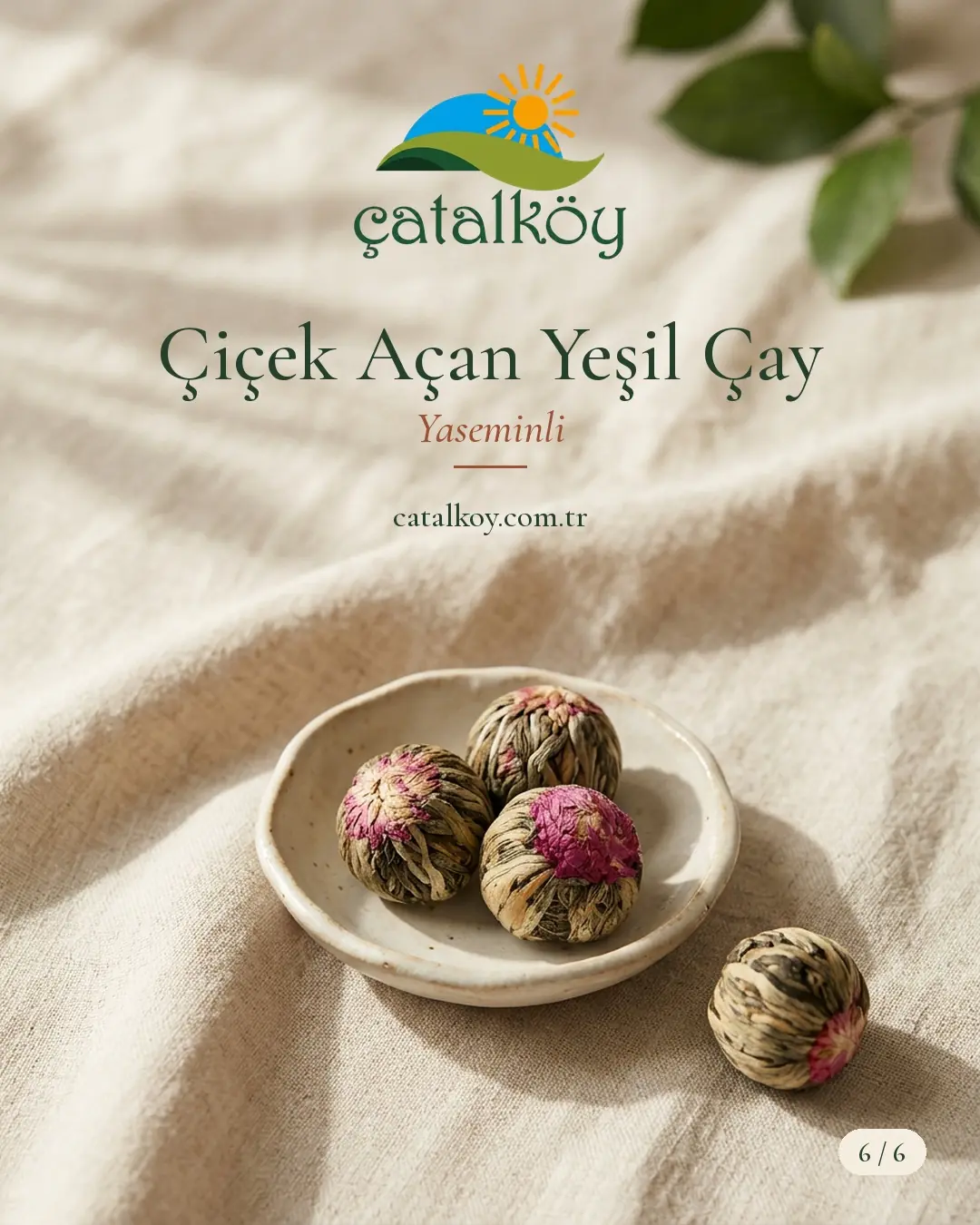 Çiçek Açan Yeşil Çay, Yaseminli