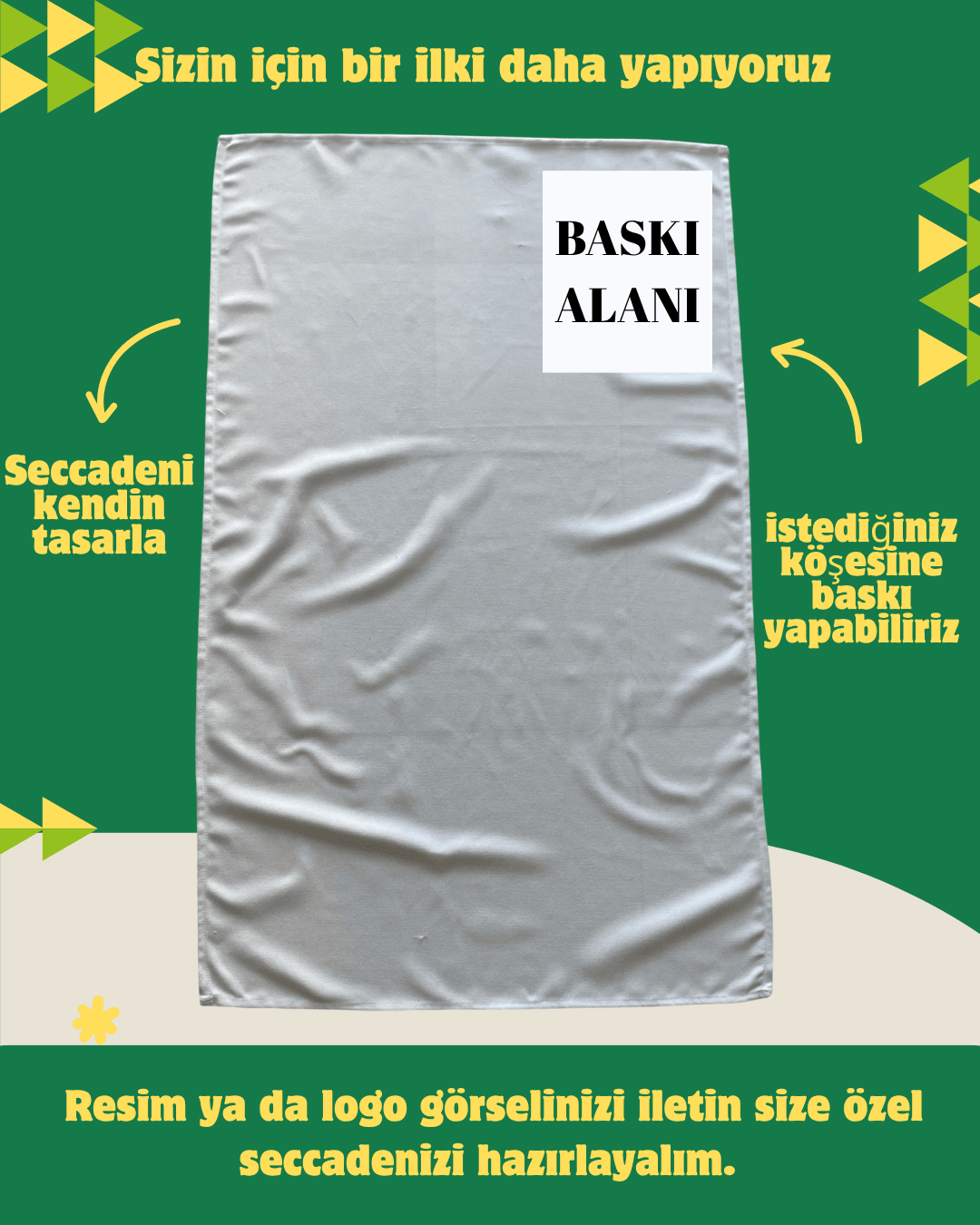 Baskı Yapılabilir Seccade - Seccadeni Tasarla
