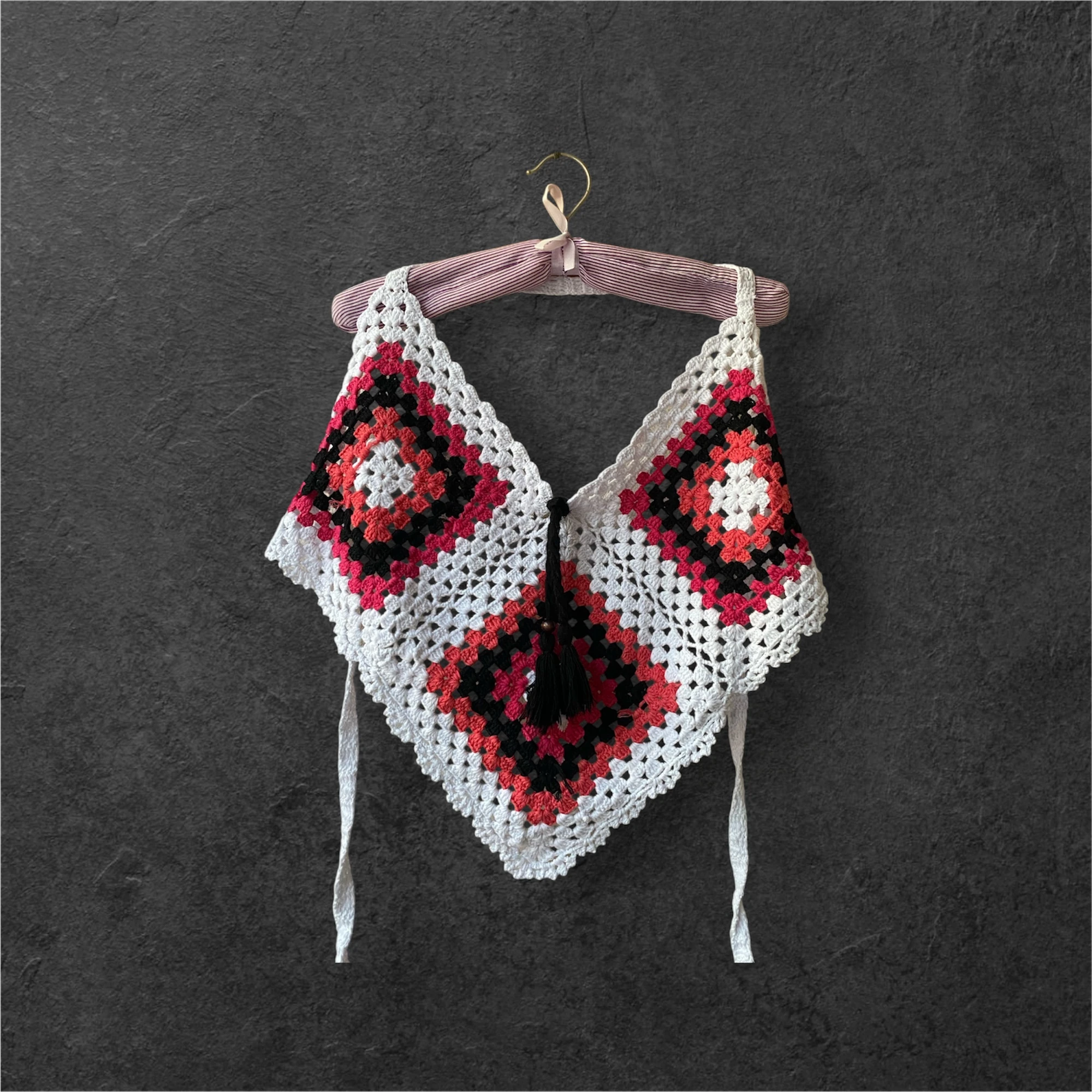 Premium Amigurumi İpli Bluz (Çok Renkli)