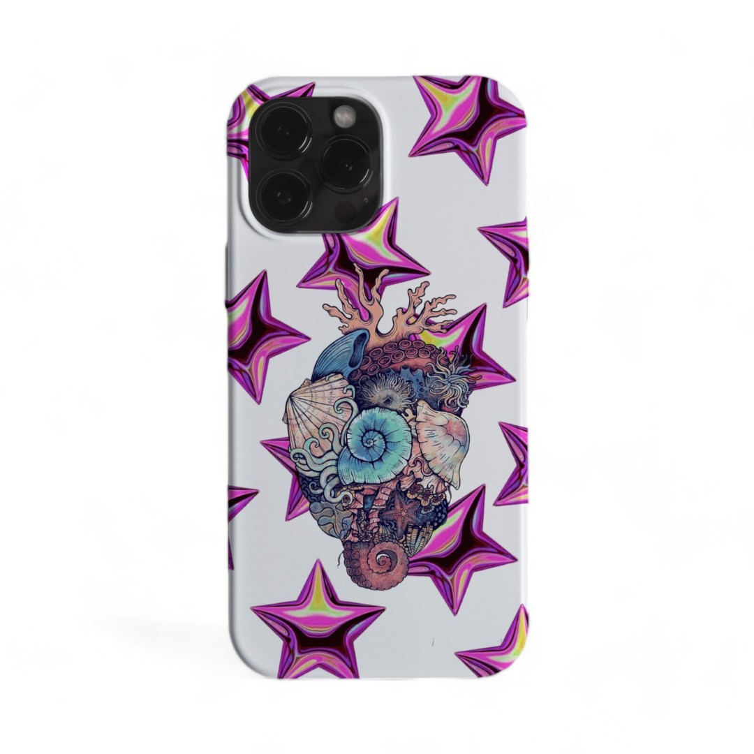 Stars and Heart White Case