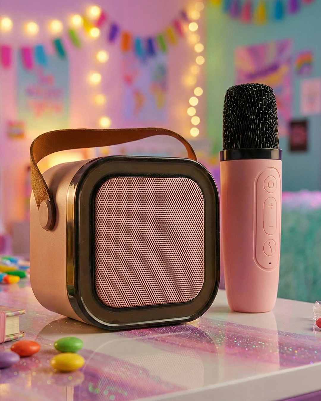 RGB Işıklı Kareoke Speaker