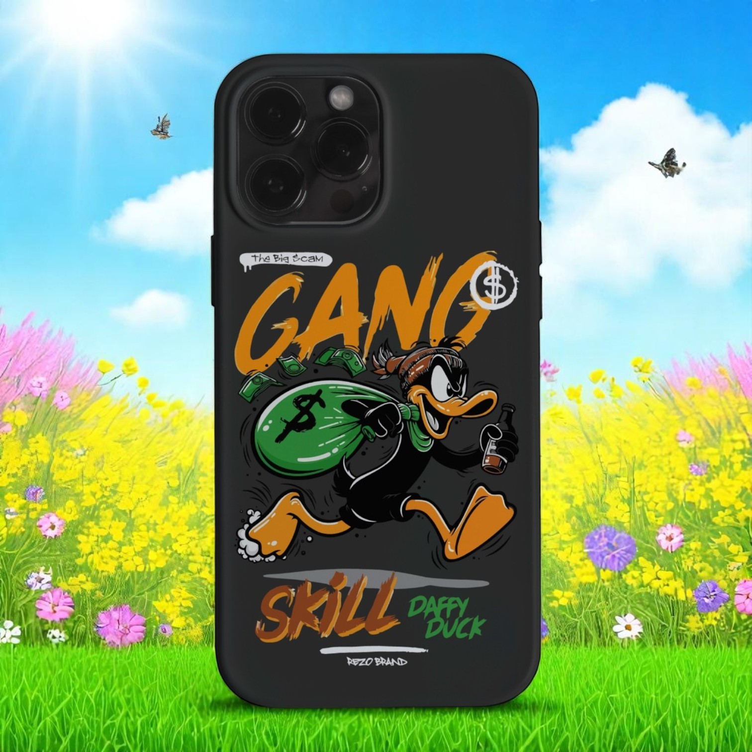 Daffy Duck Gang Black Case