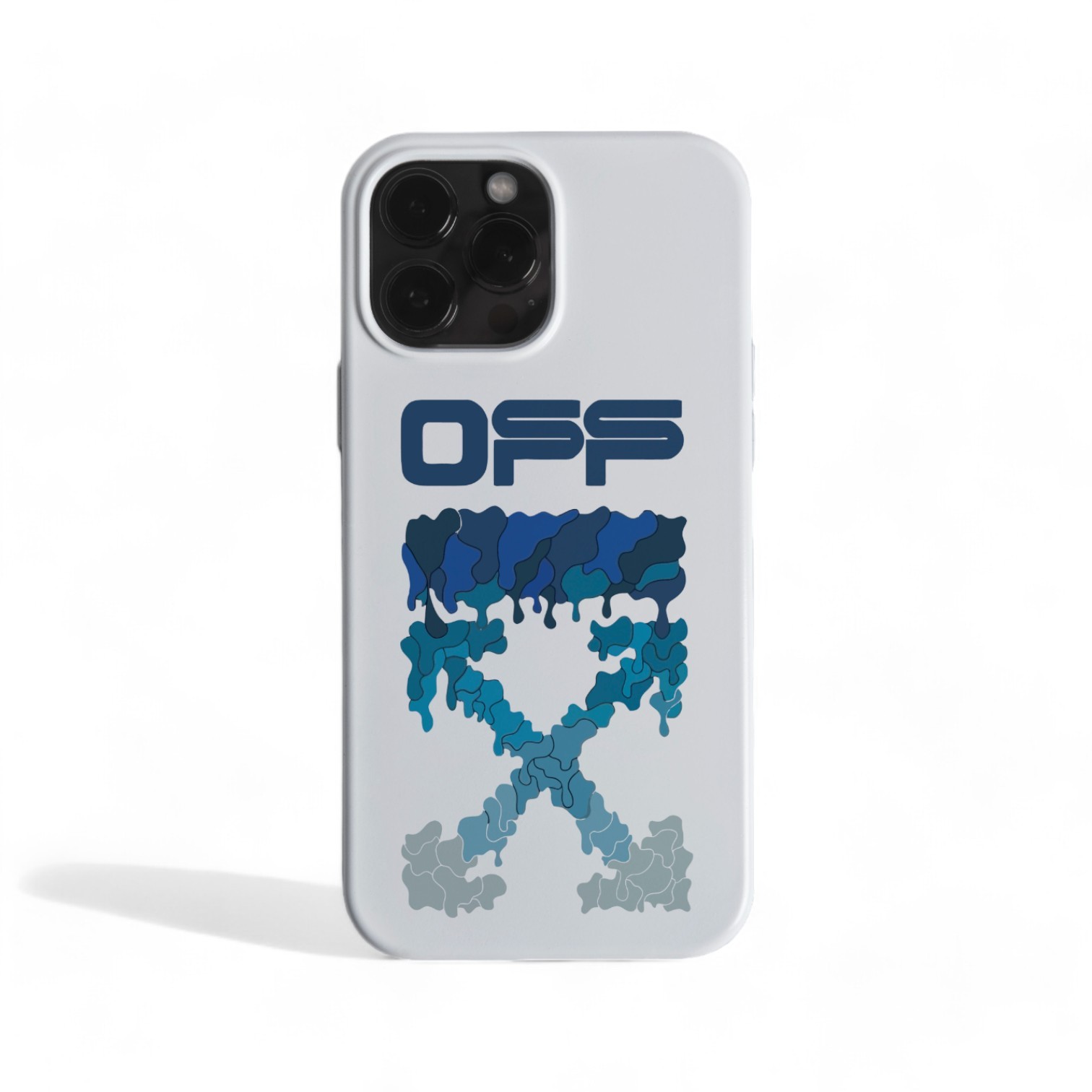 Off White Blue White Case