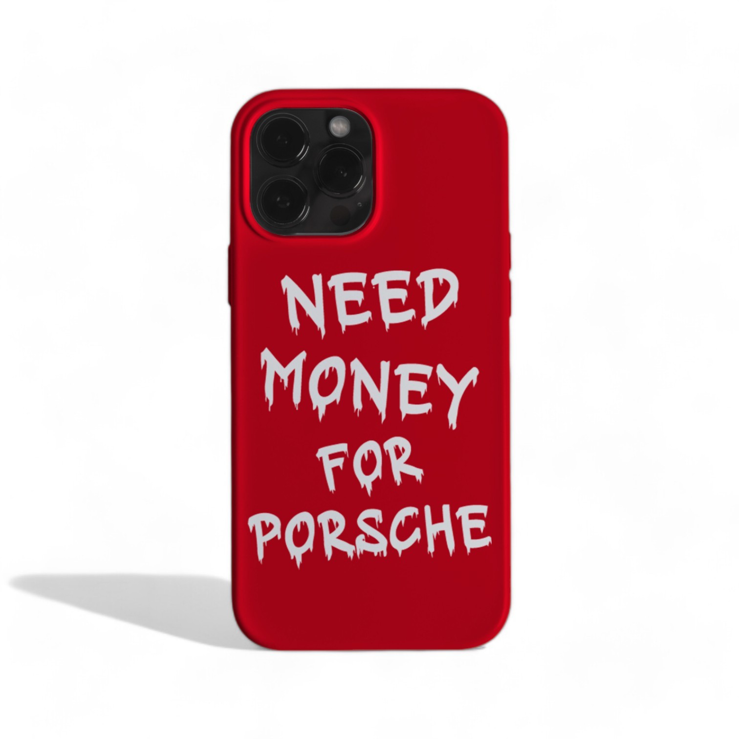 Need Money For Porsche White On Red