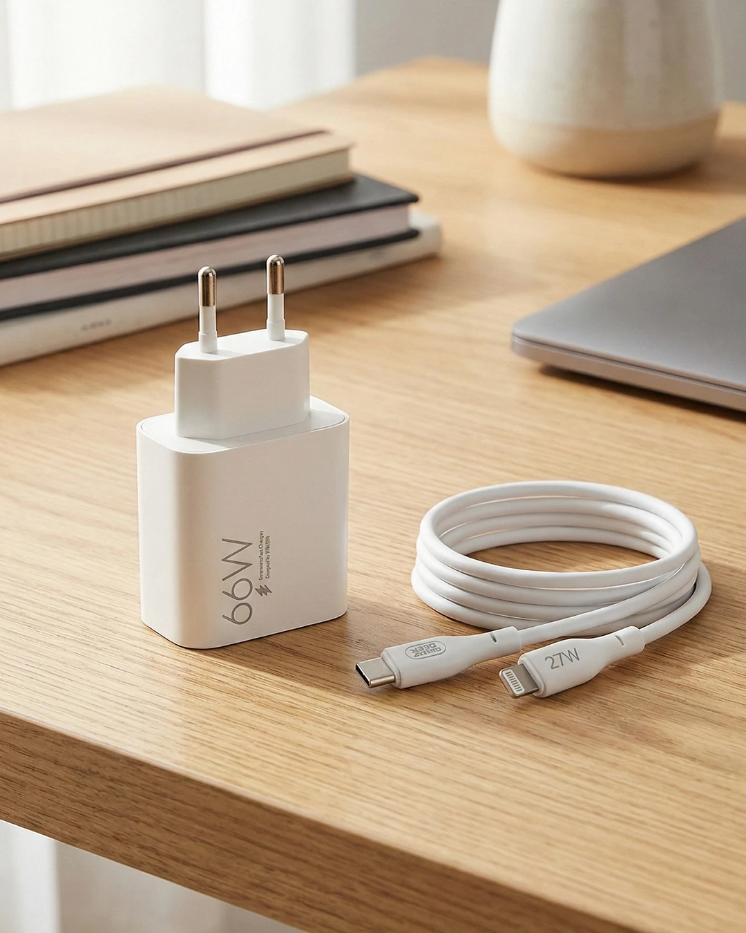 USB / Lightning / TYP-C Şarj Adaptörü 66W