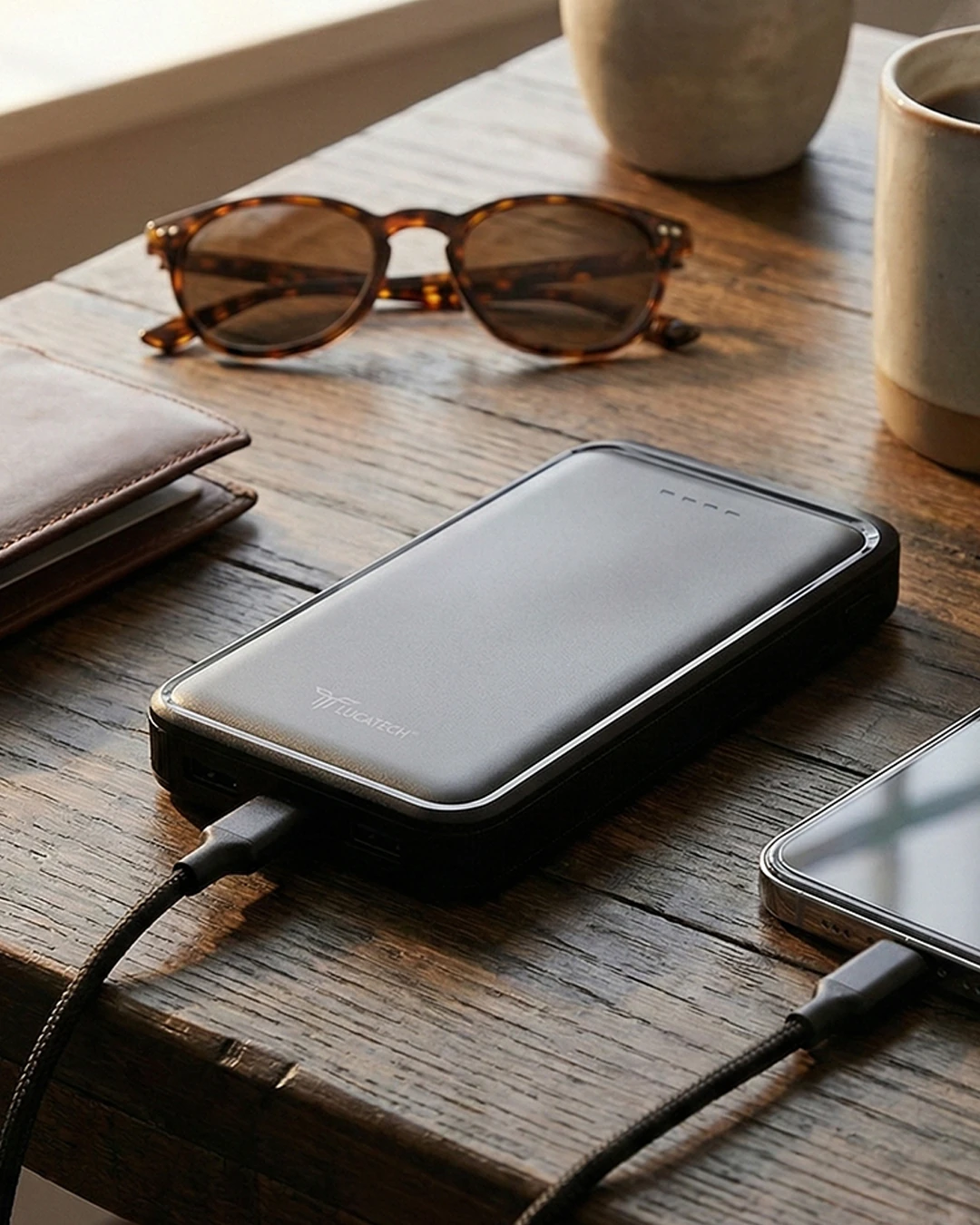 15000 mAh Turbo Powerbank 2xUSB 1xType-C Çıkış