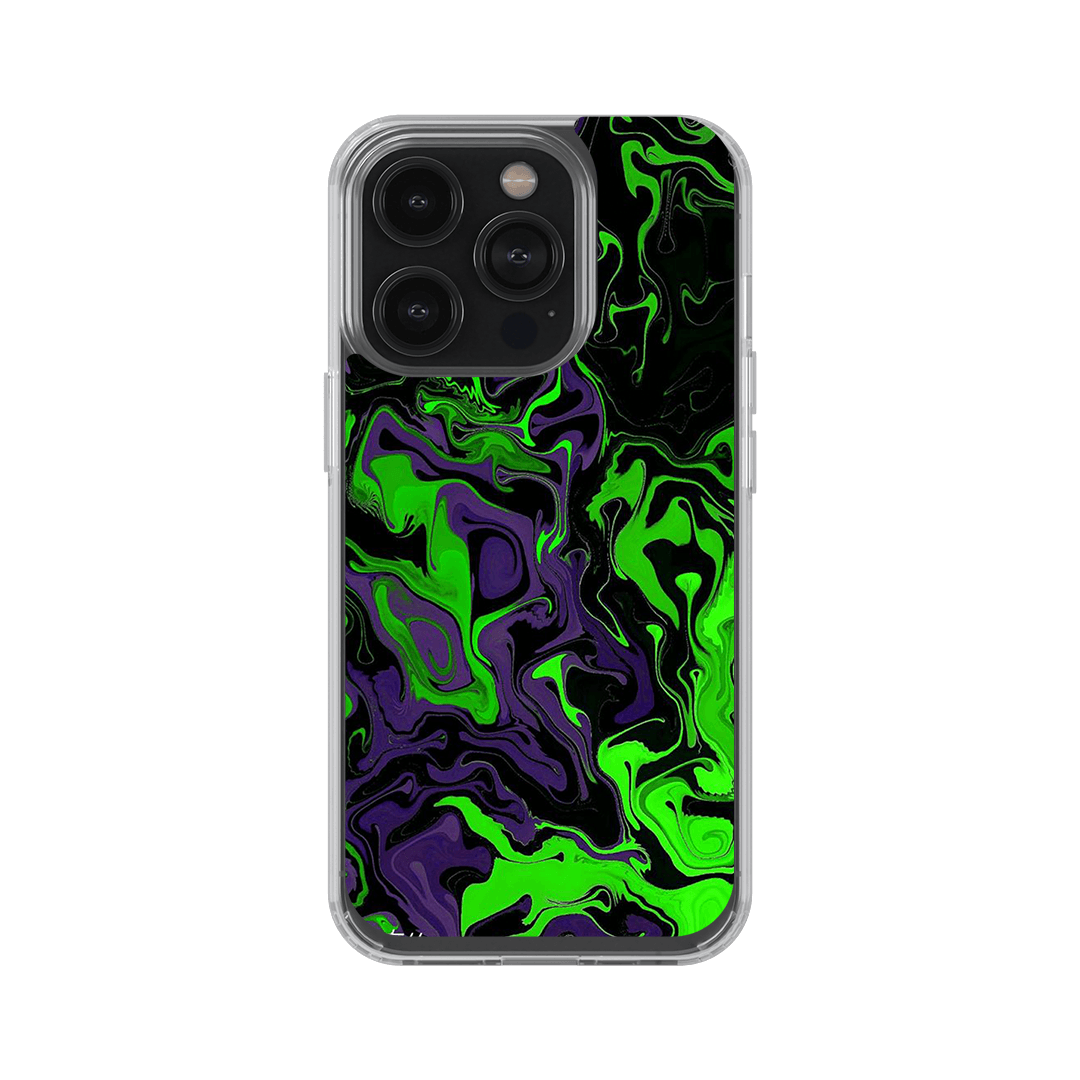 Yeşil-Mor-Siyah Lux Case