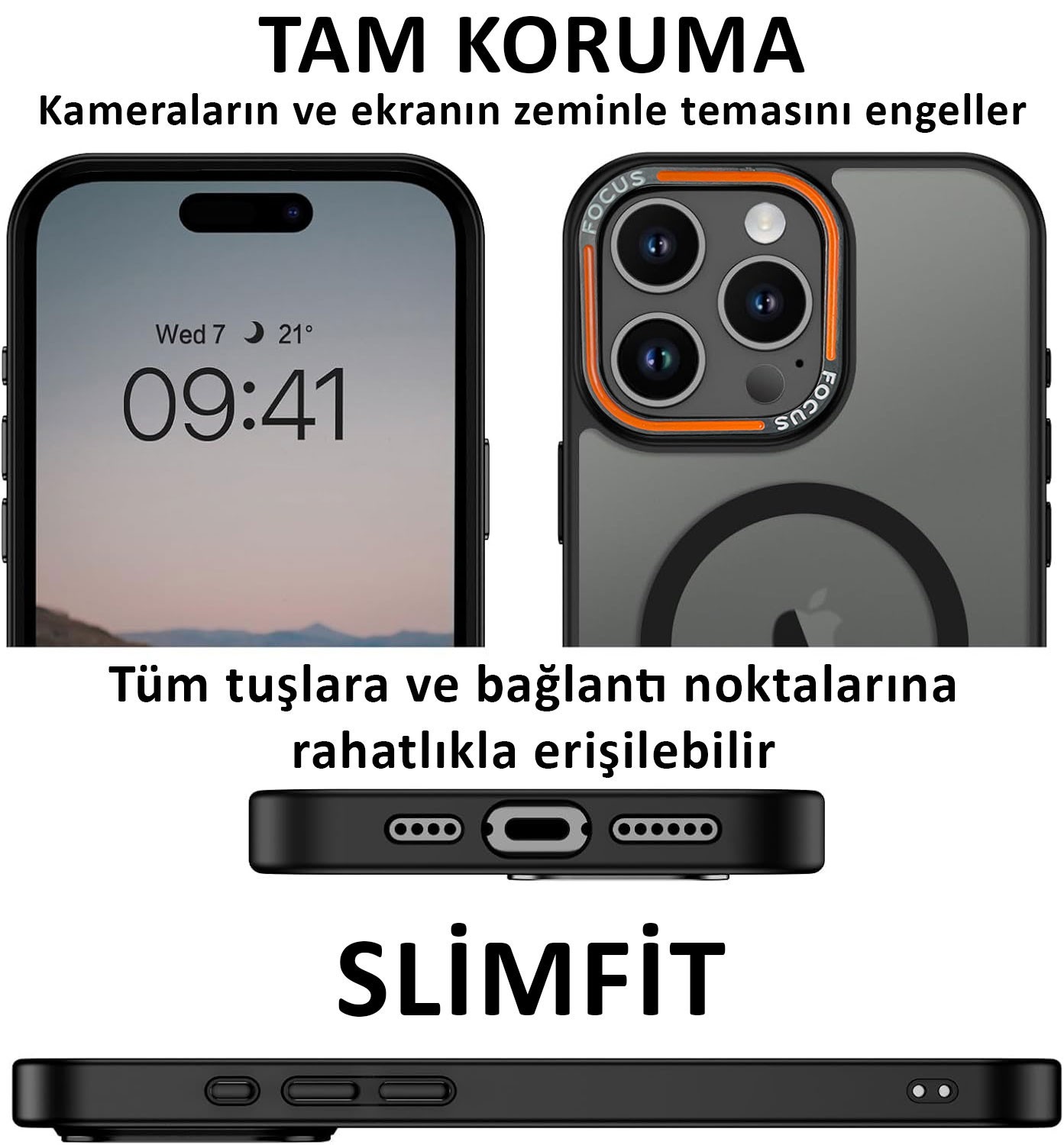 iPhone 16 Pro Black Lux Case