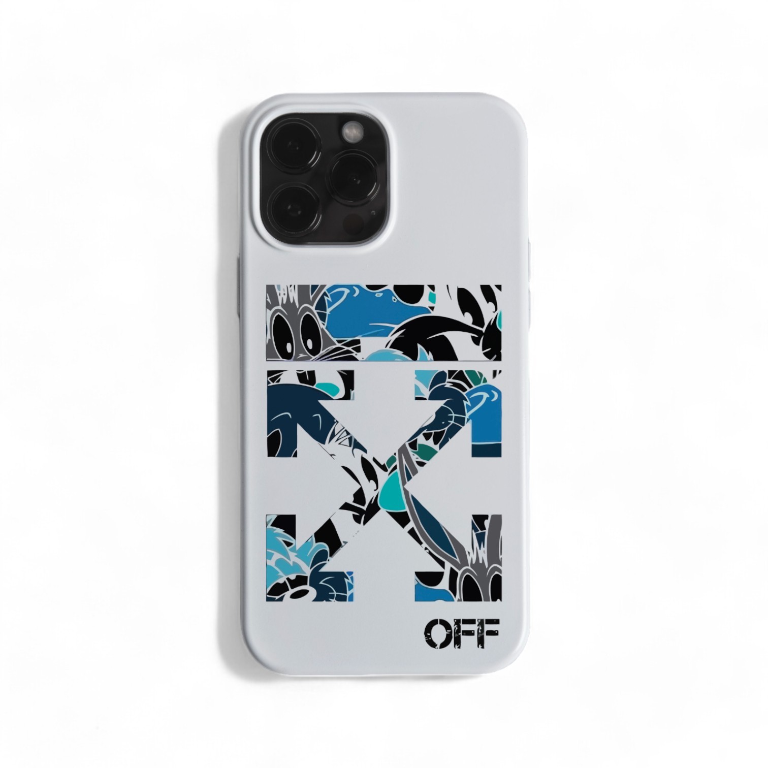 Off White Blue White Case