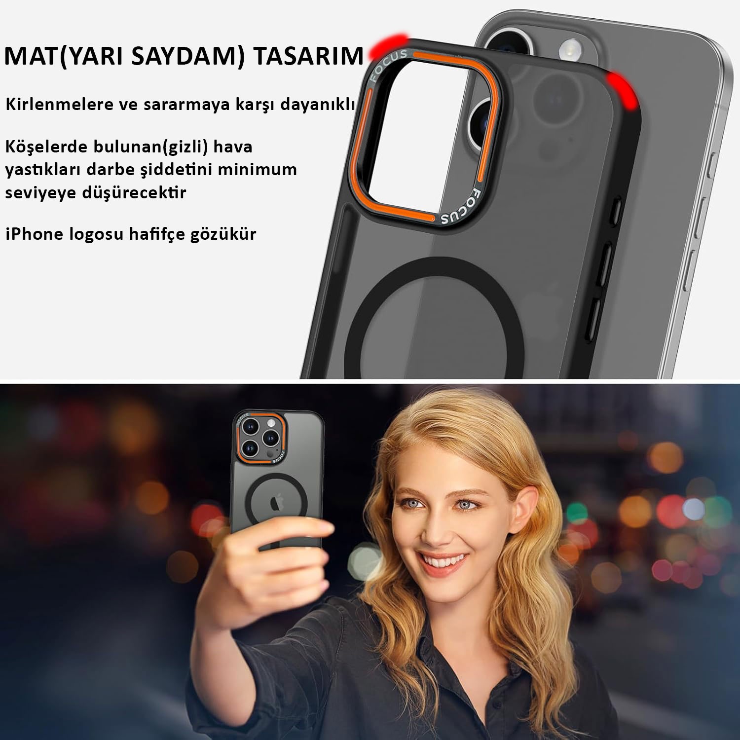 iPhone 16 Pro Black Lux Case