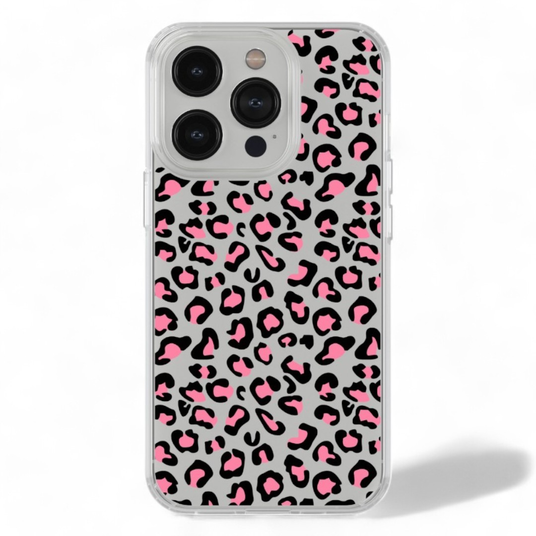 Pink-Black : Clear Case