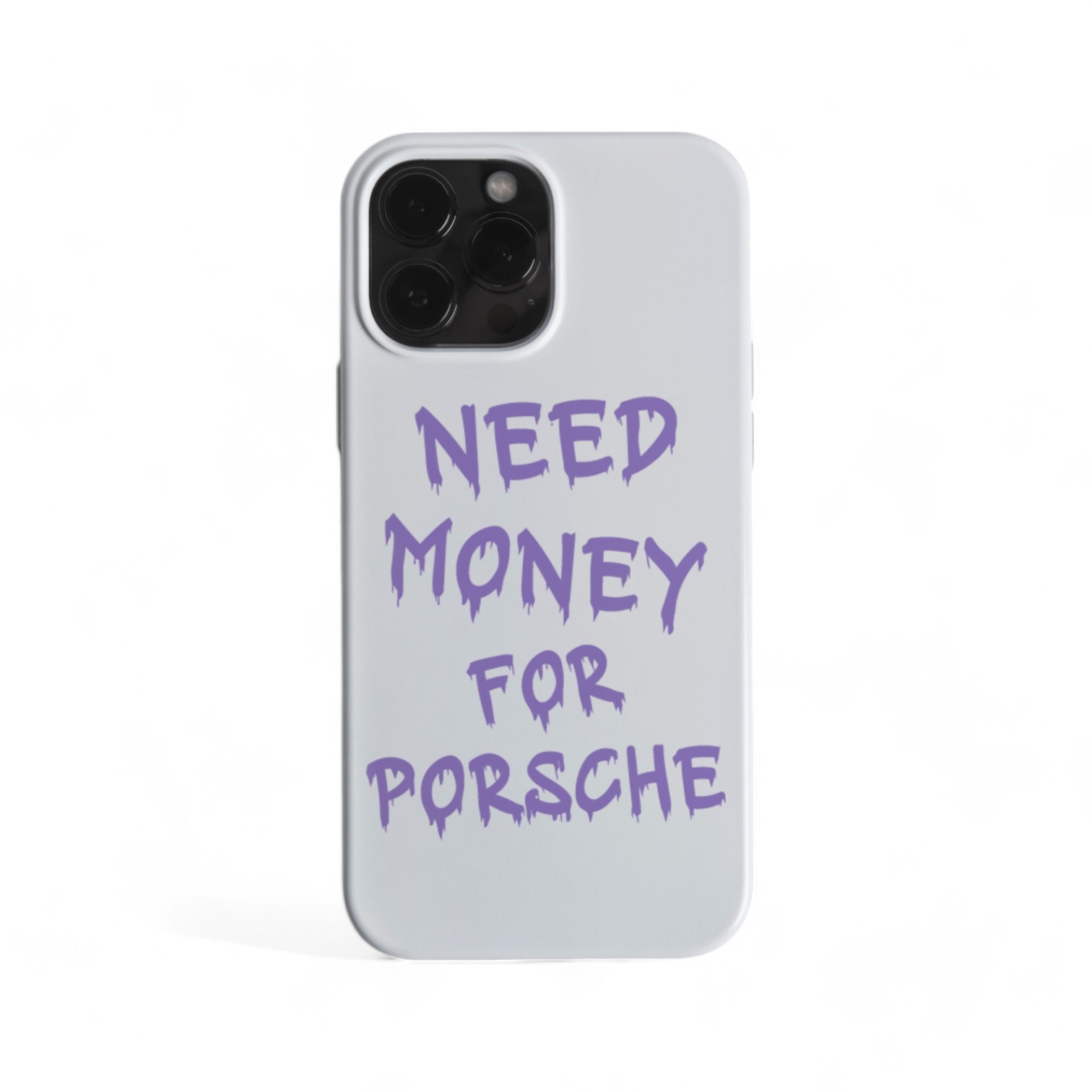 Need Money For Porsche Purple On White