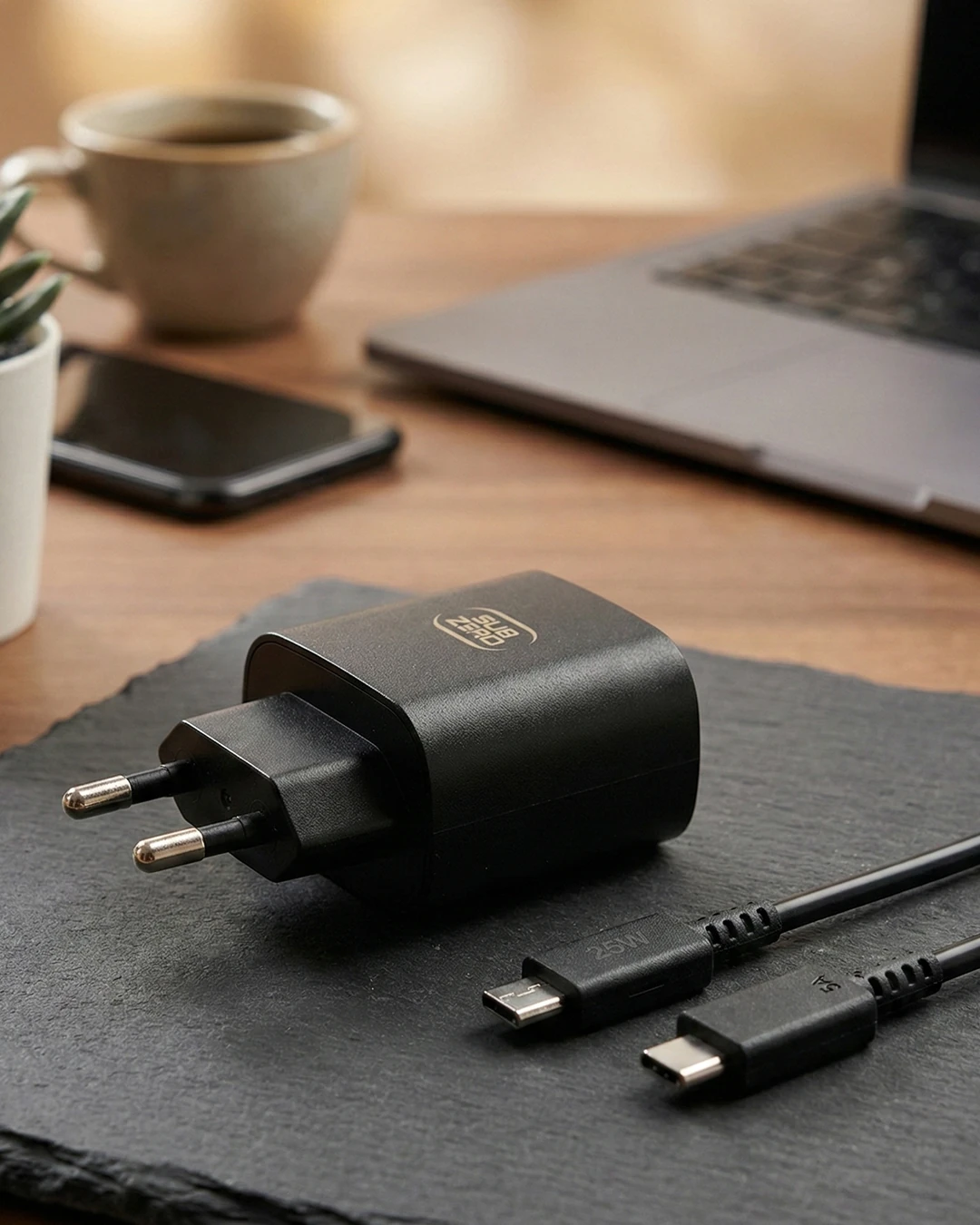  25W Type-C to Type-C Turbo Şarj Cihazı ve Kablo Seti