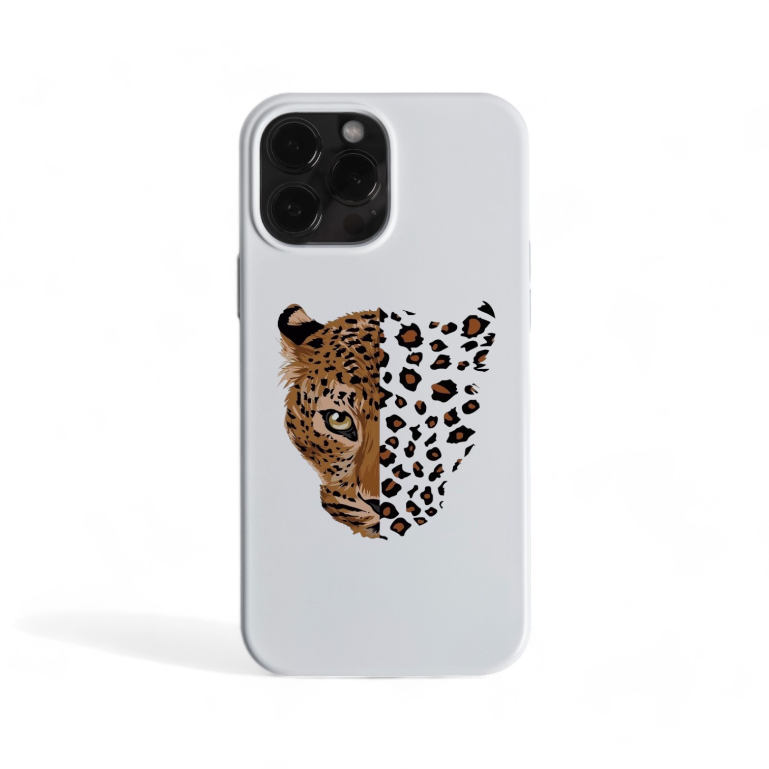 Baby Leopard White Case