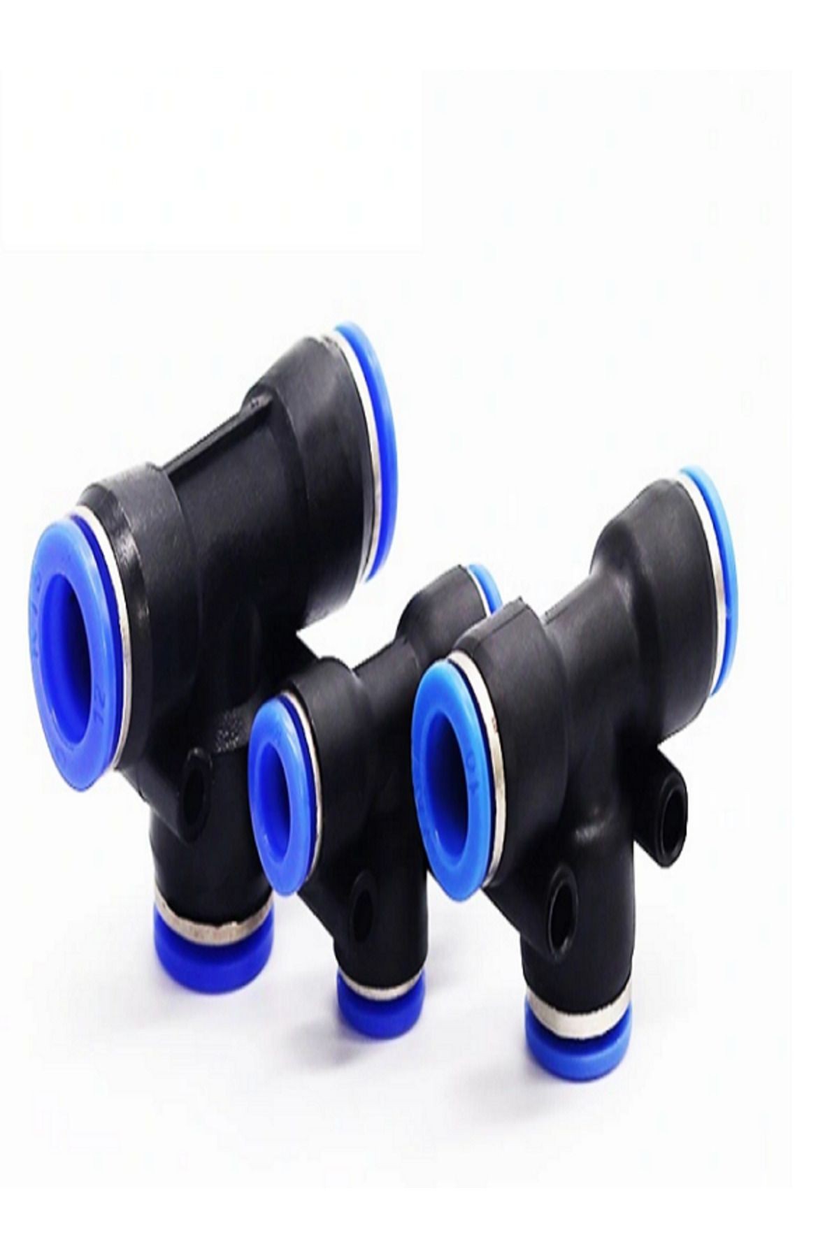 PNÖMATİK T TİPİ YÜKSELTİCİ BAĞLANTI NİPEL 8-8-10MM  PEG08-08-10   5 ADET