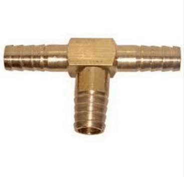 HORTUM T RAKOR PRİNÇ 6MM (2 ADET)