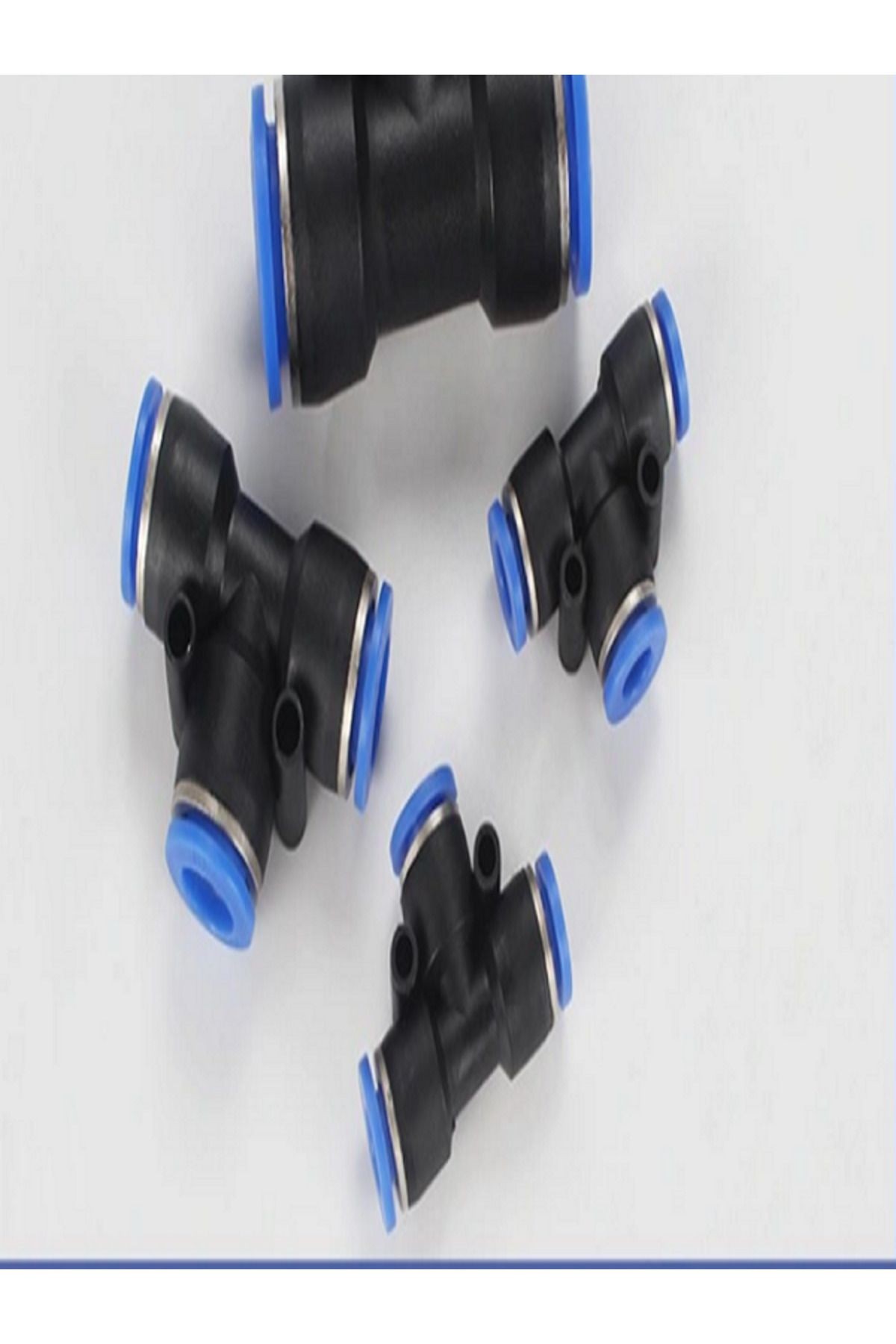 PNÖMATİK T TİPİ YÜKSELTİCİ BAĞLANTI NİPEL 8-8-10MM  PEG08-08-10   5 ADET