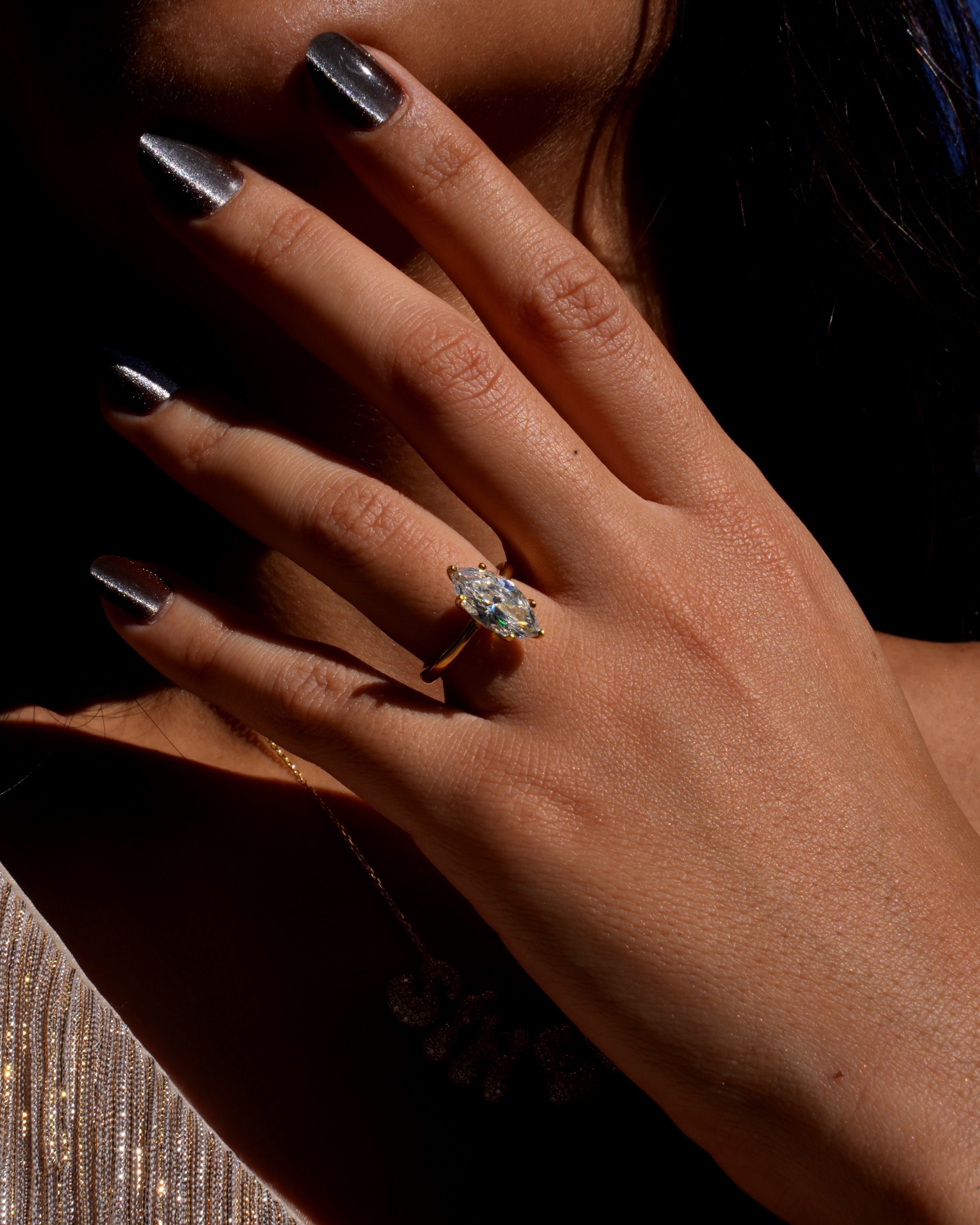 925 Gümüş / Markiz Yüzük