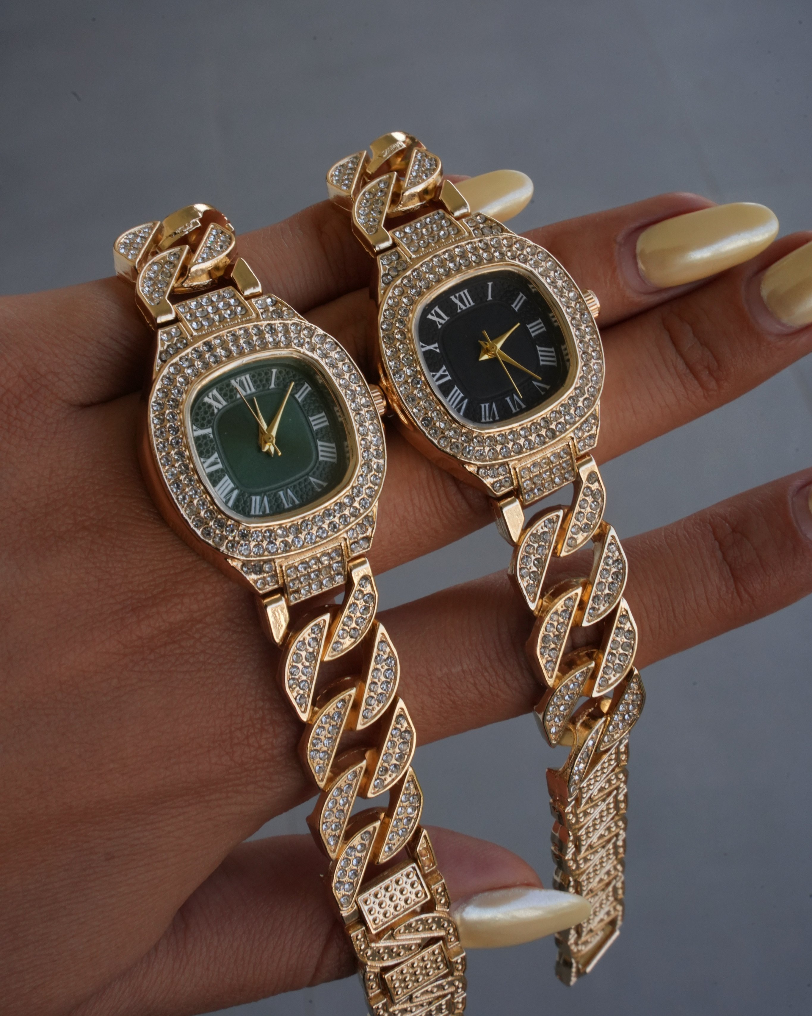 Taşlı Cuban Watch / Saat