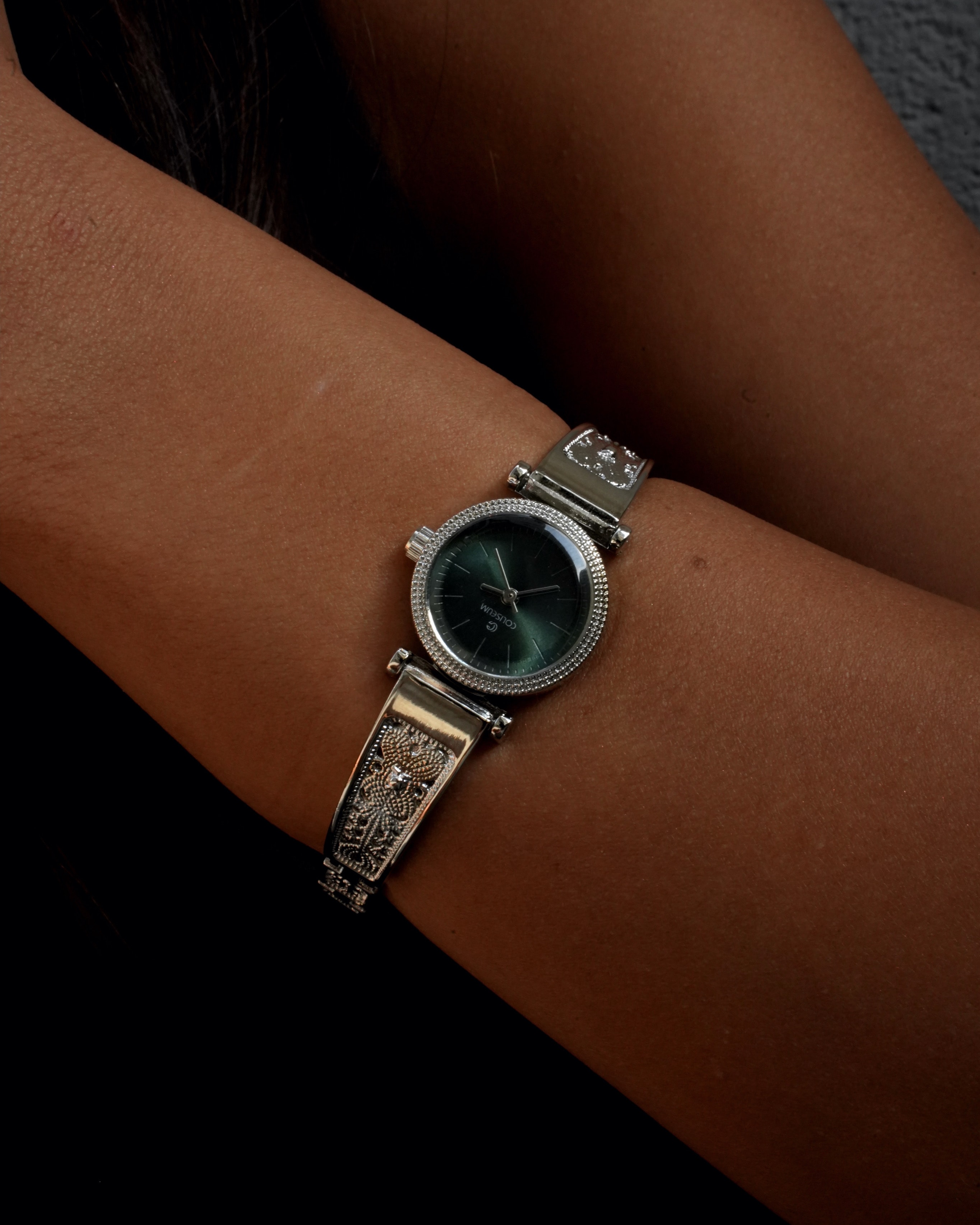 Vintage Green Watch / Saat