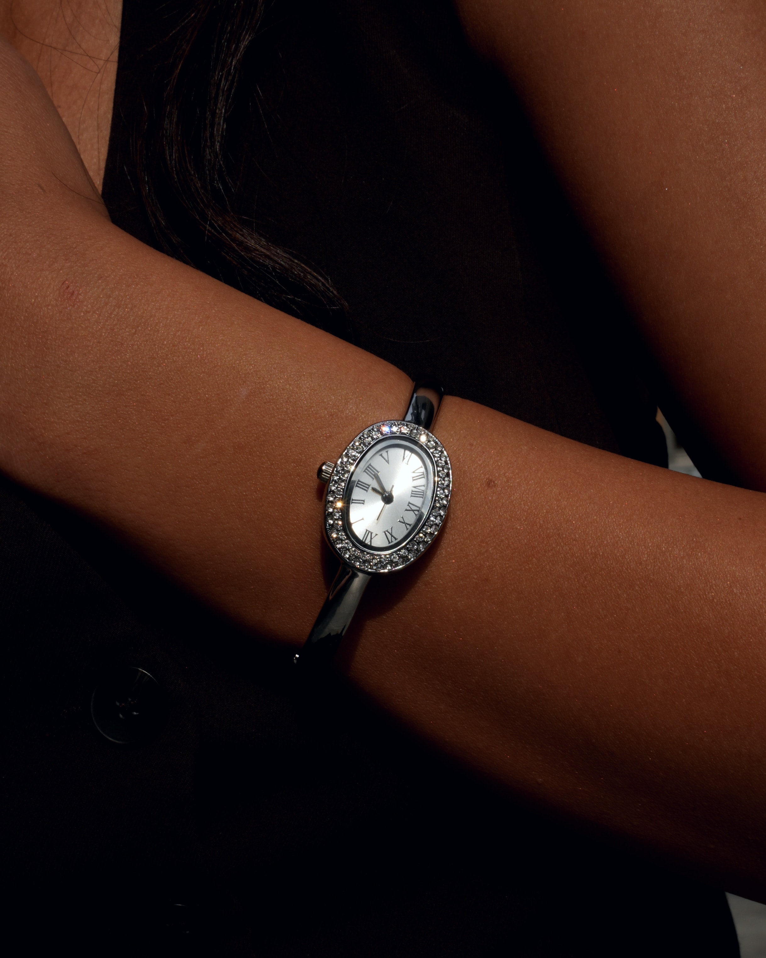 Carti Taşlı Beyaz Watch / Saat