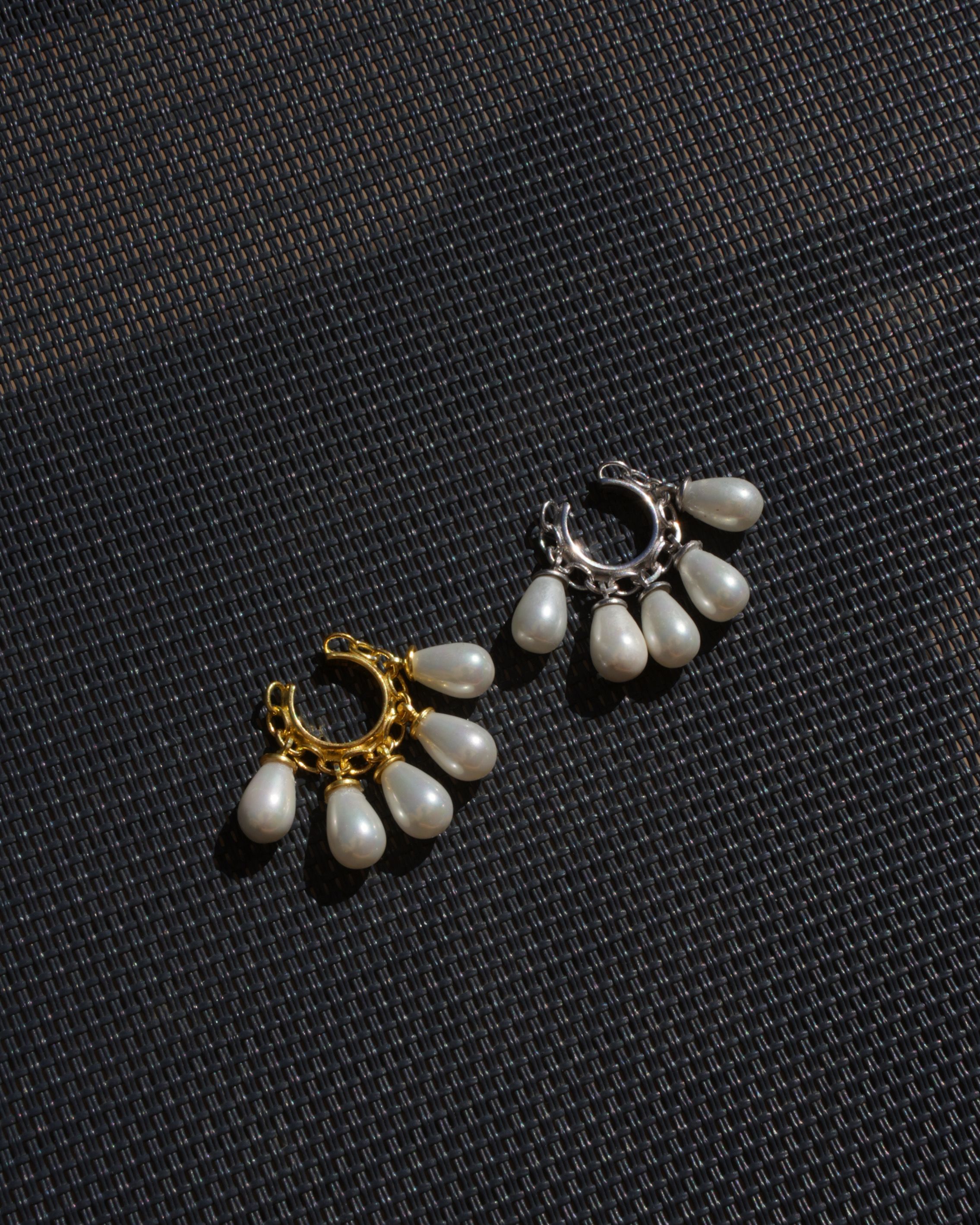 925 Gümüş / Çok İncili Earcuff