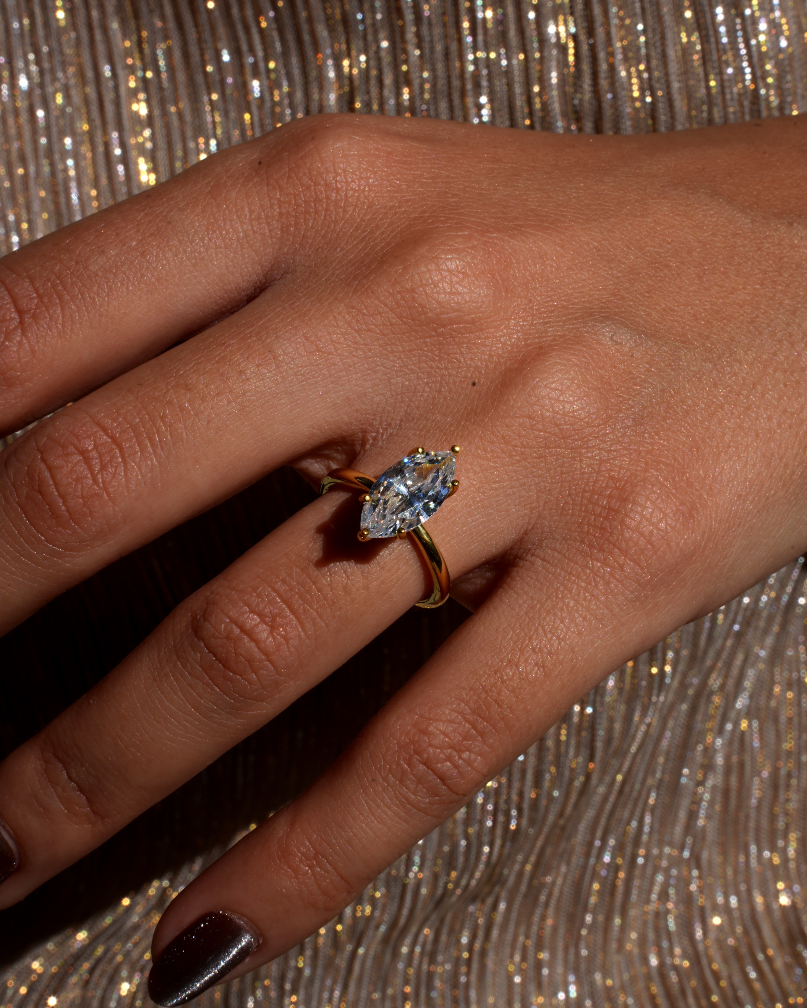 925 Gümüş / Markiz Yüzük