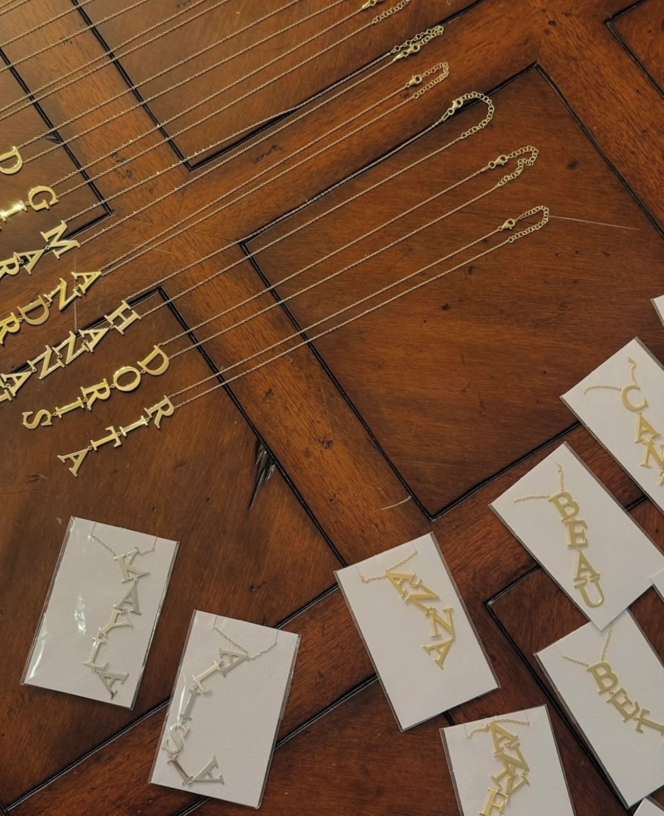 925 Gümüş / İsim Sallantılı Y Kolye